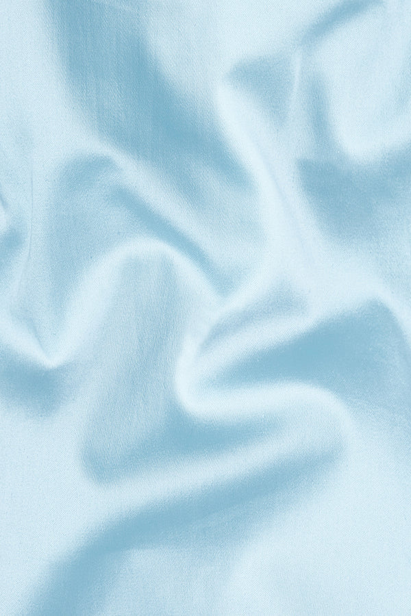 Turquoise Blue Subtle Sheen Super Soft Premium Cotton Kurta Set