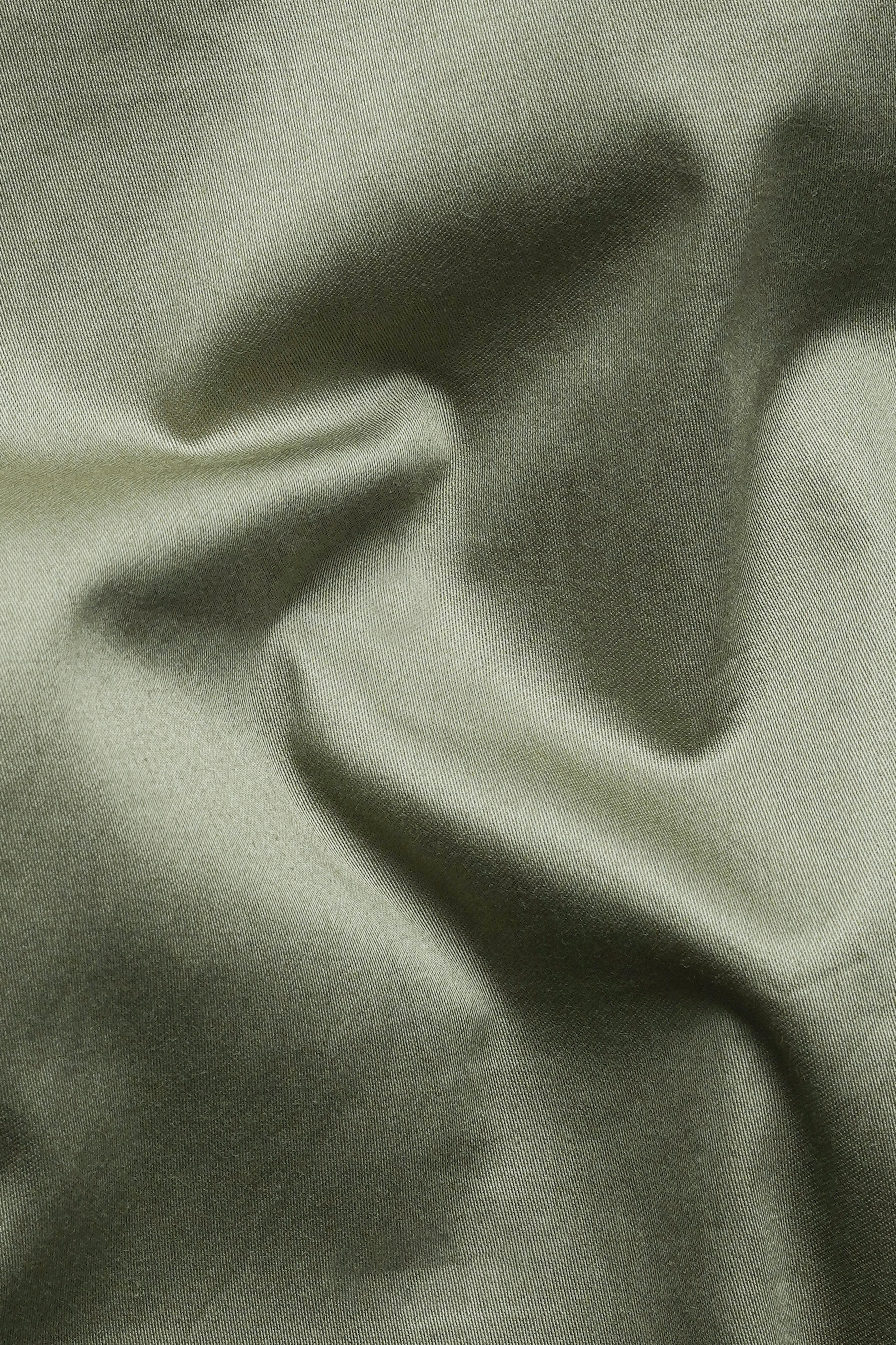 Olive Green Subtle Sheen Super Soft Premium Cotton Kurta