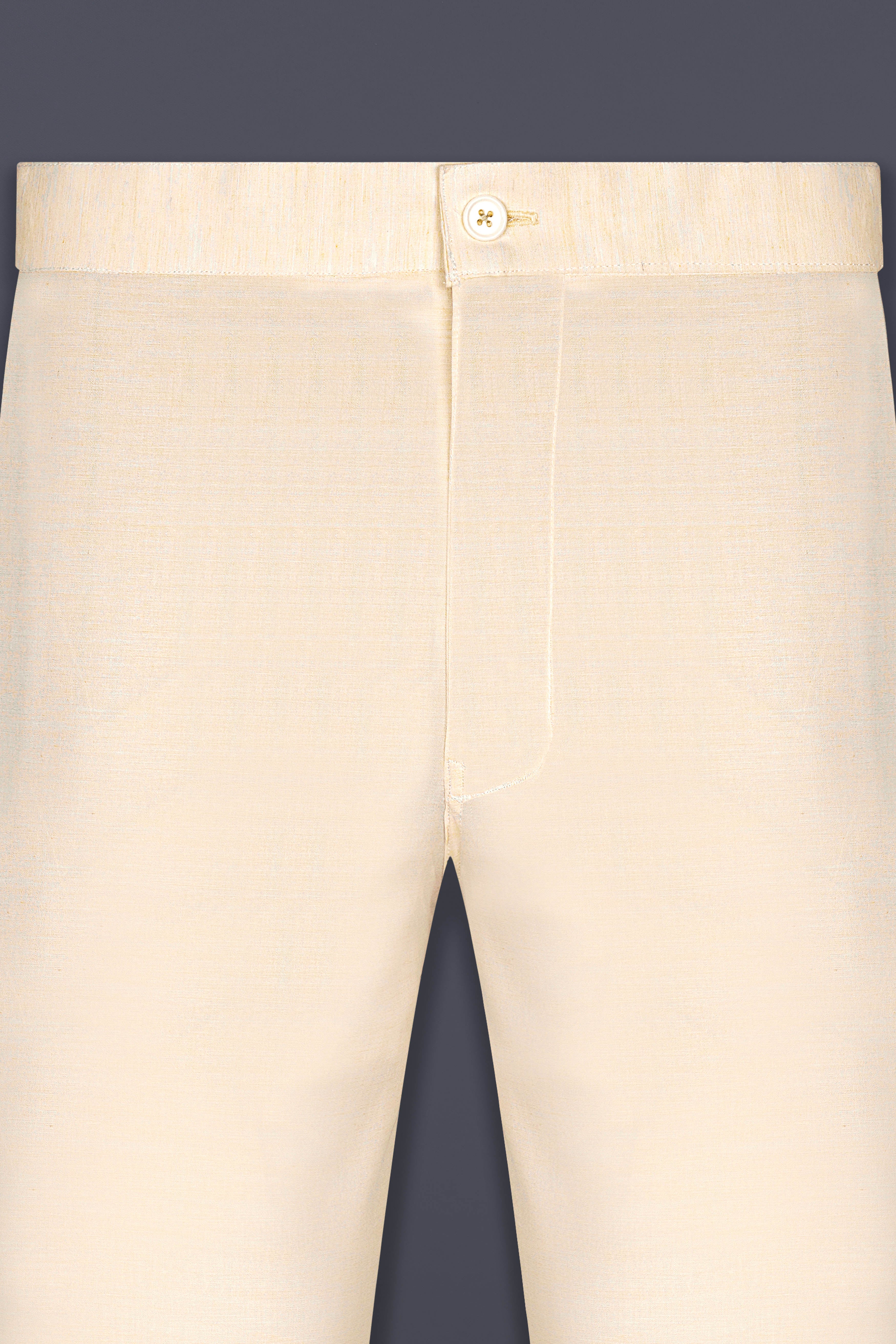 Karry Cream Royal Oxford Cotton Lounge Pant