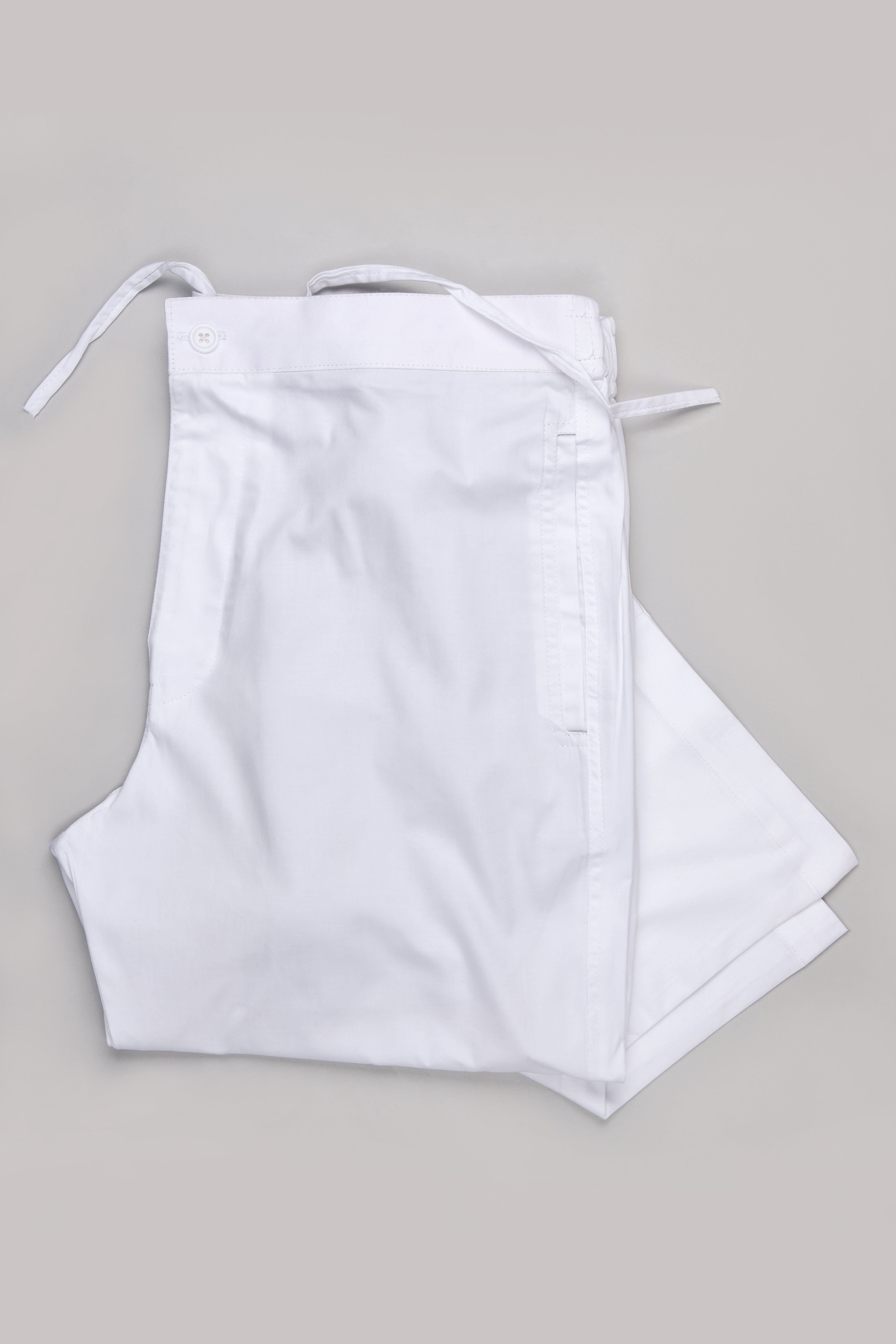 One Black Linen and One white Cotton Lounge Pants