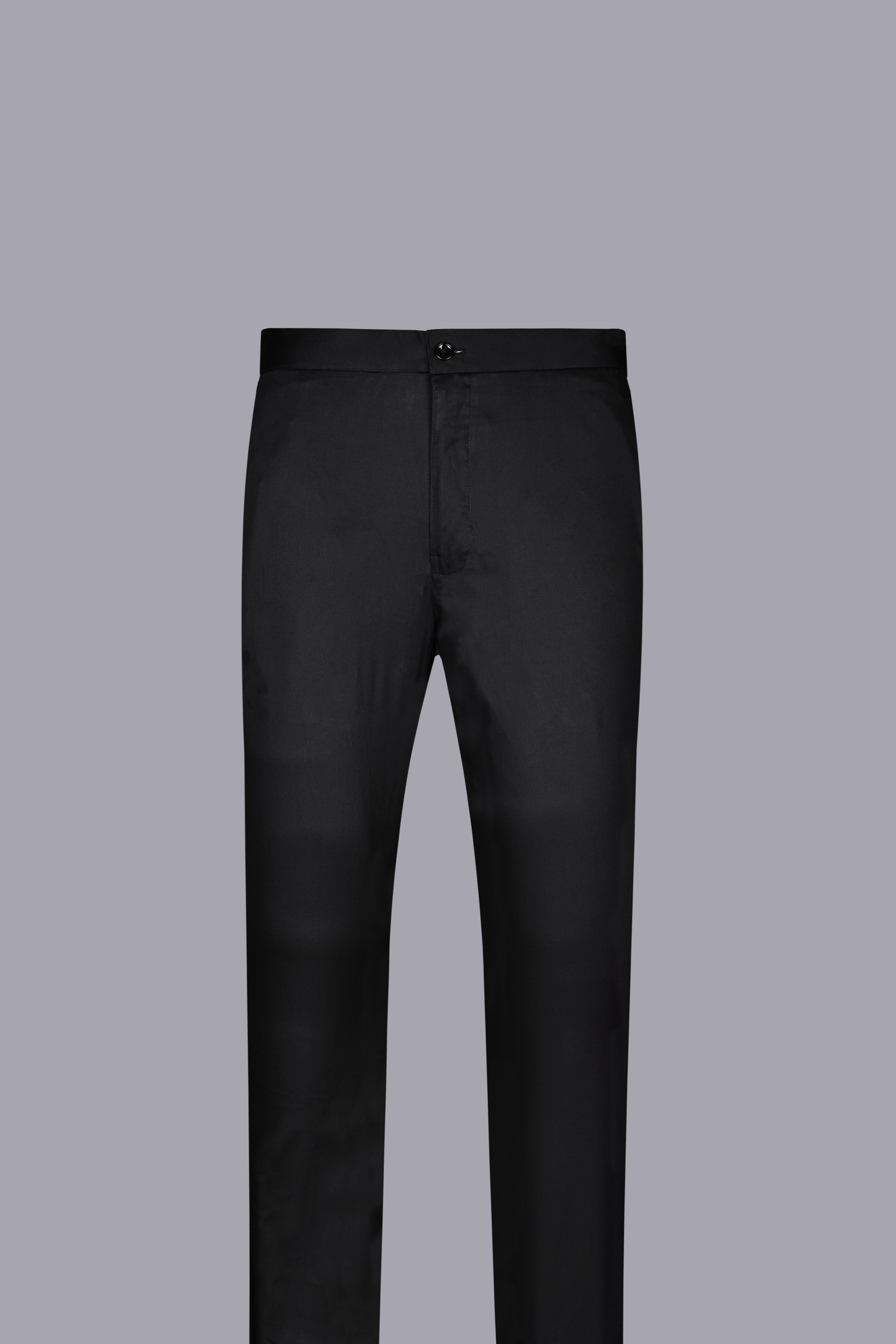 One Black Linen and One Black Cotton Lounge Pants