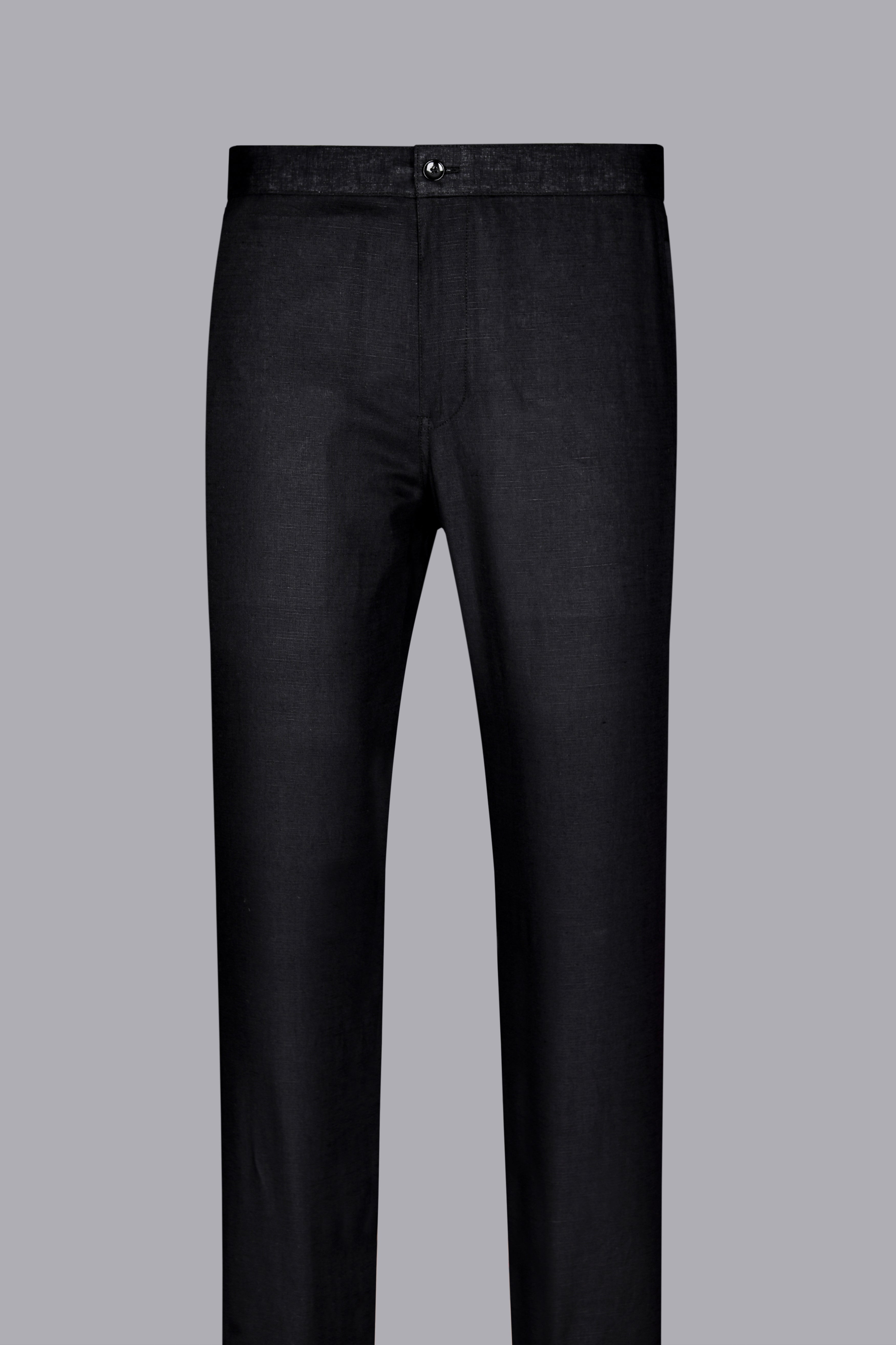 Two Black Premium Linen Lounge Pants