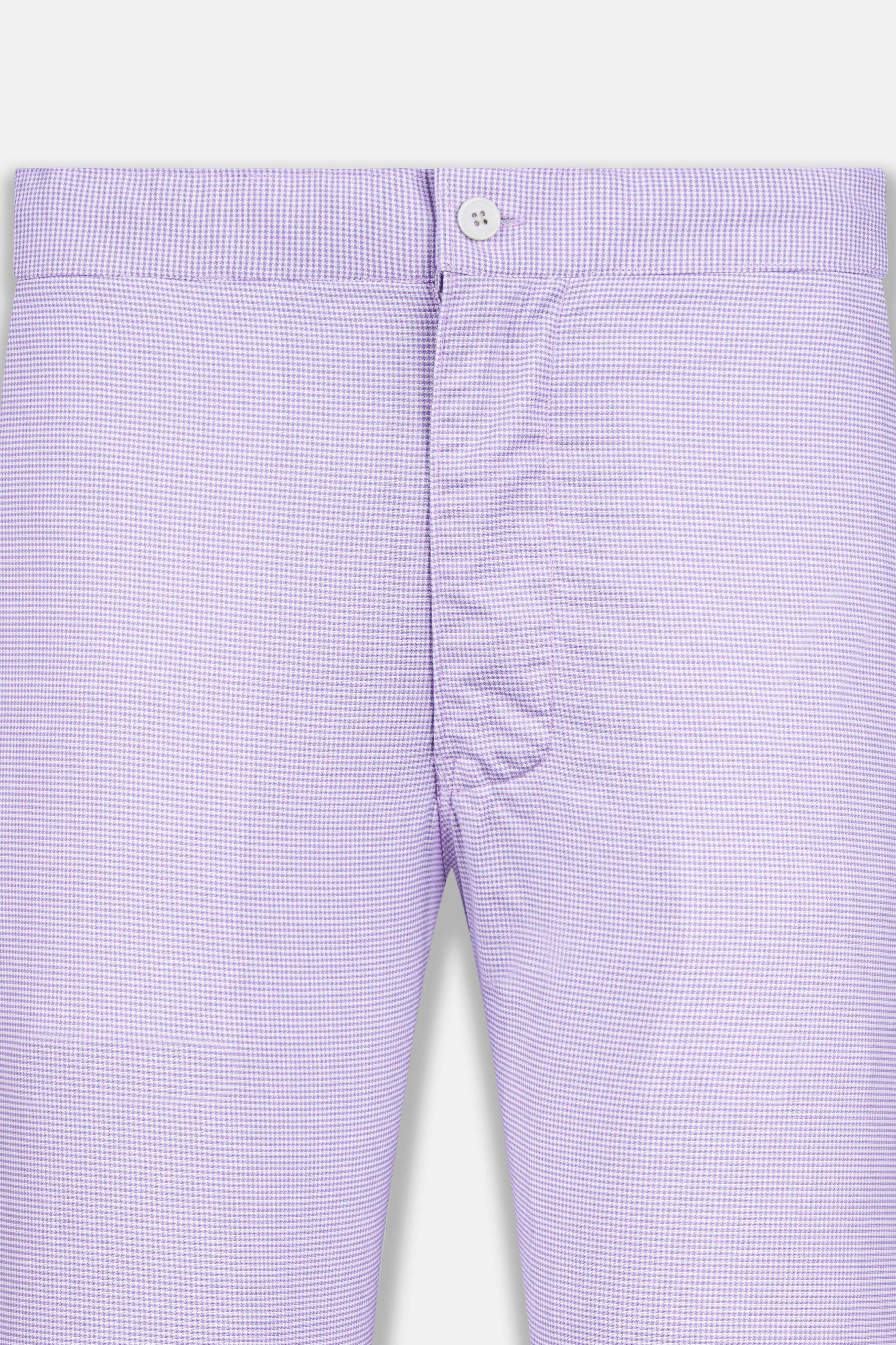 Moonraker Purple Houndstooth Textured Premium Cotton Lounge Pant