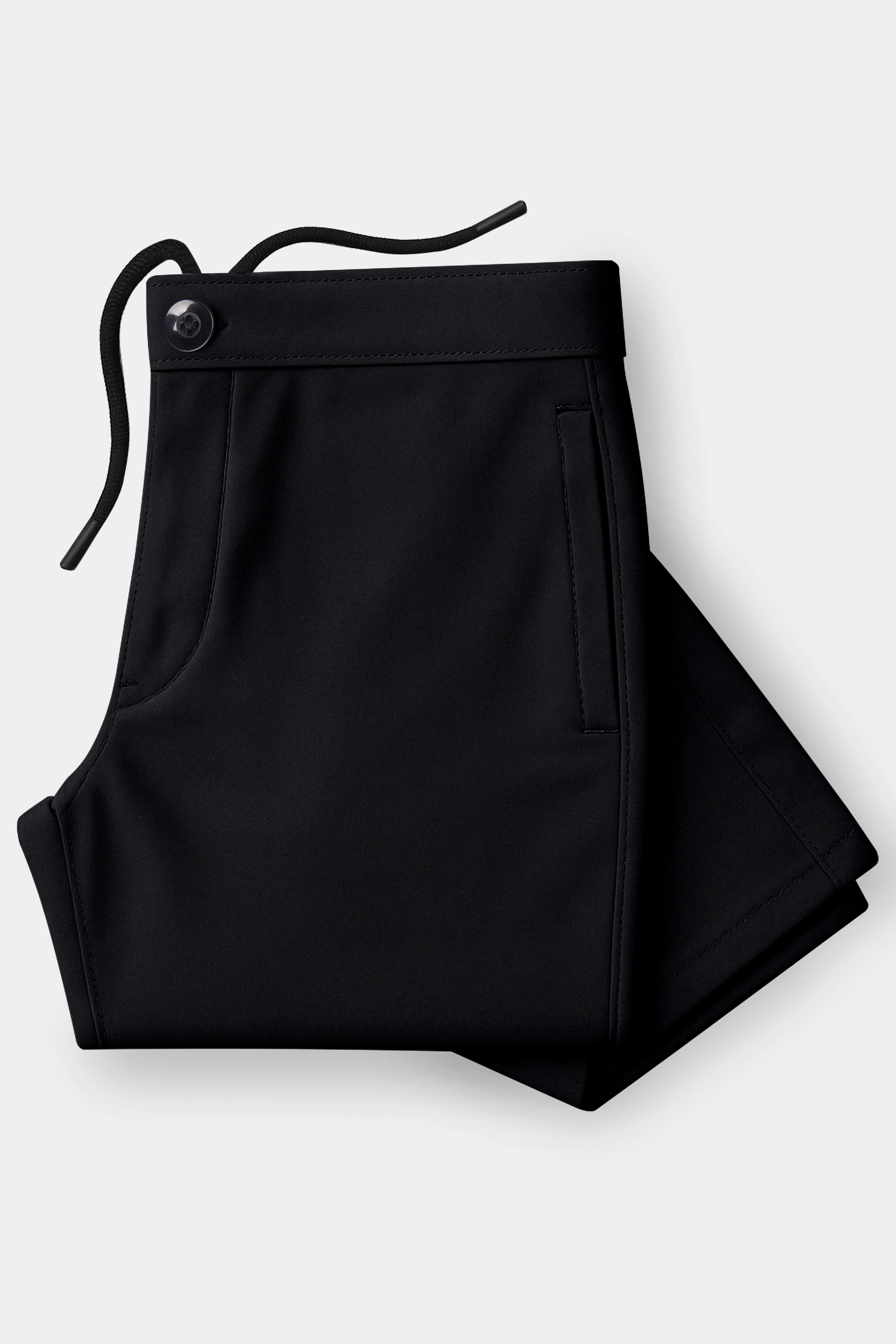 Noirelle-Jade Black Super Soft Premium Cotton Lounge Pant