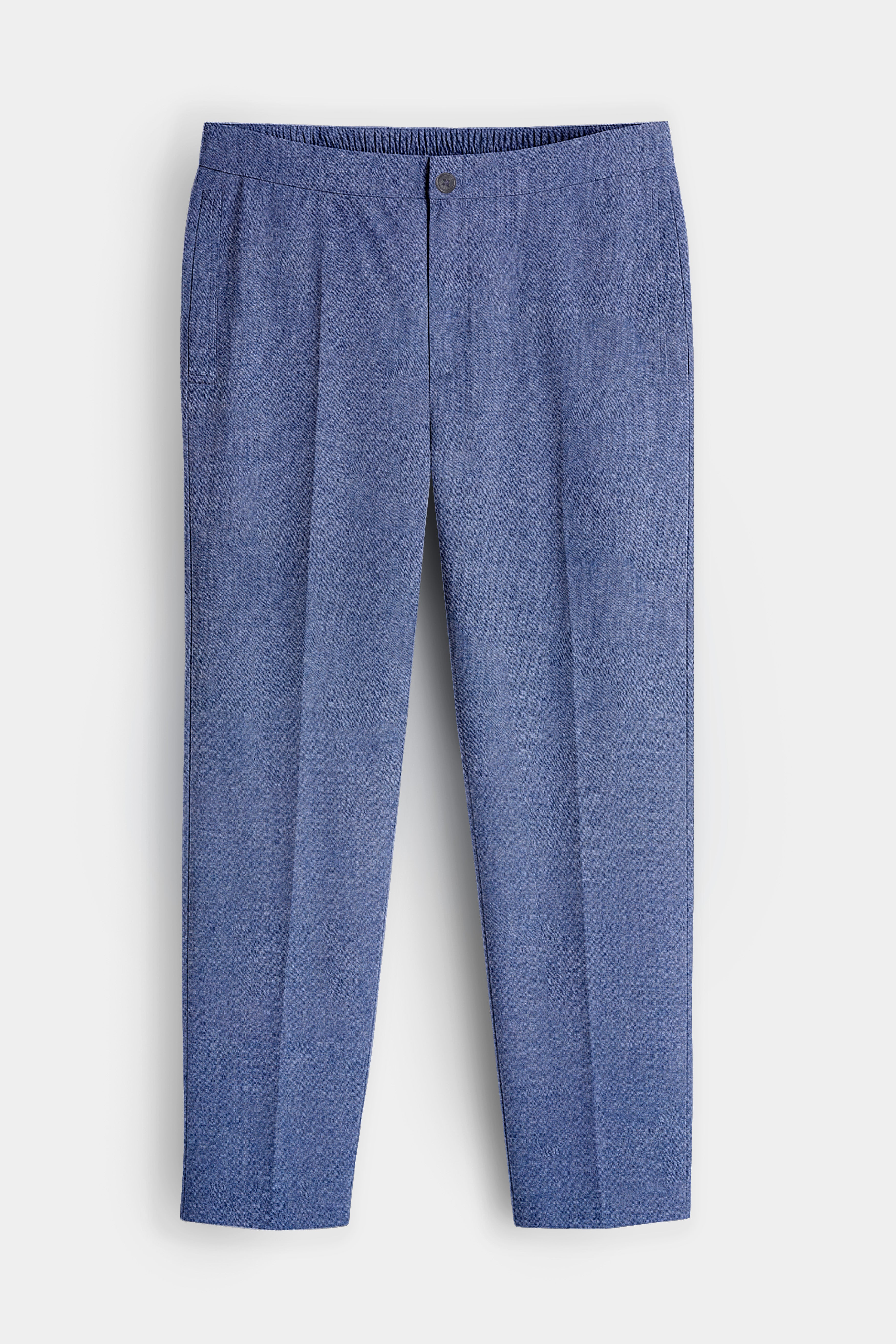 Zenyra-Waikawa Blue Super Soft Chambray Premium Cotton Lounge Pant