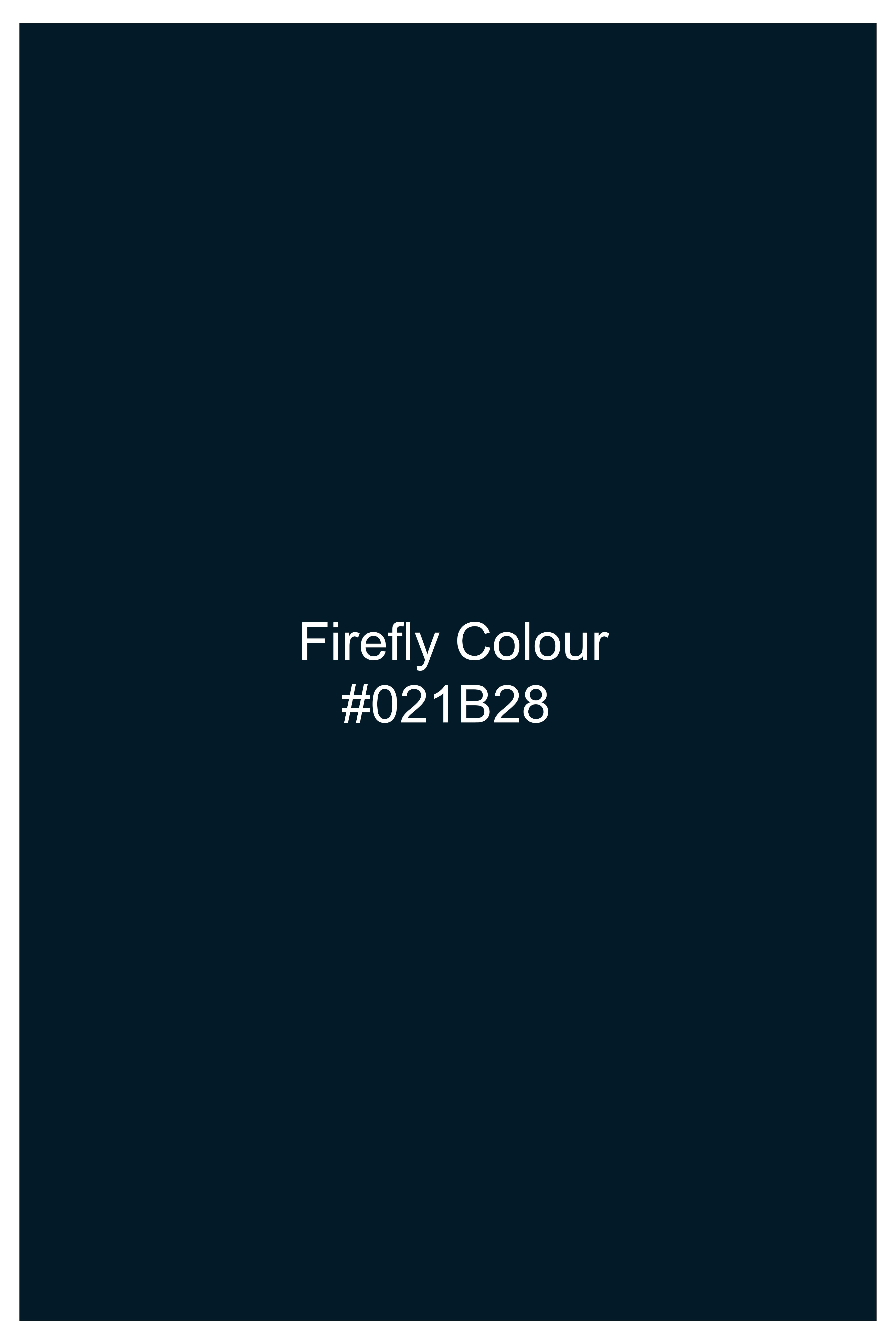 Gizora-Firefly Blue Super Soft Poplin Giza Cotton Lounge Pant
