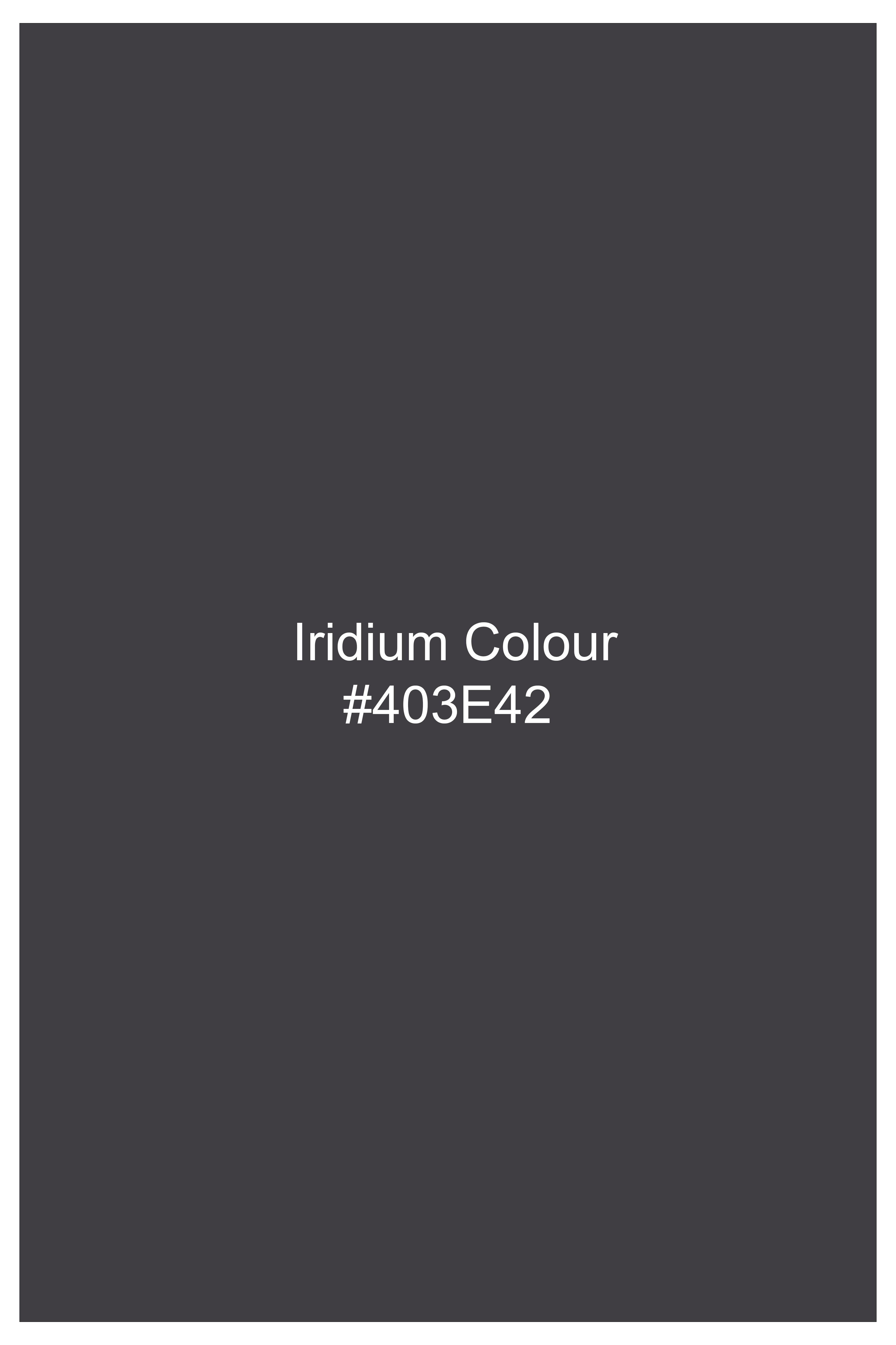 Grivell-Iridium Gray Super Soft Poplin Giza Cotton Lounge Pant