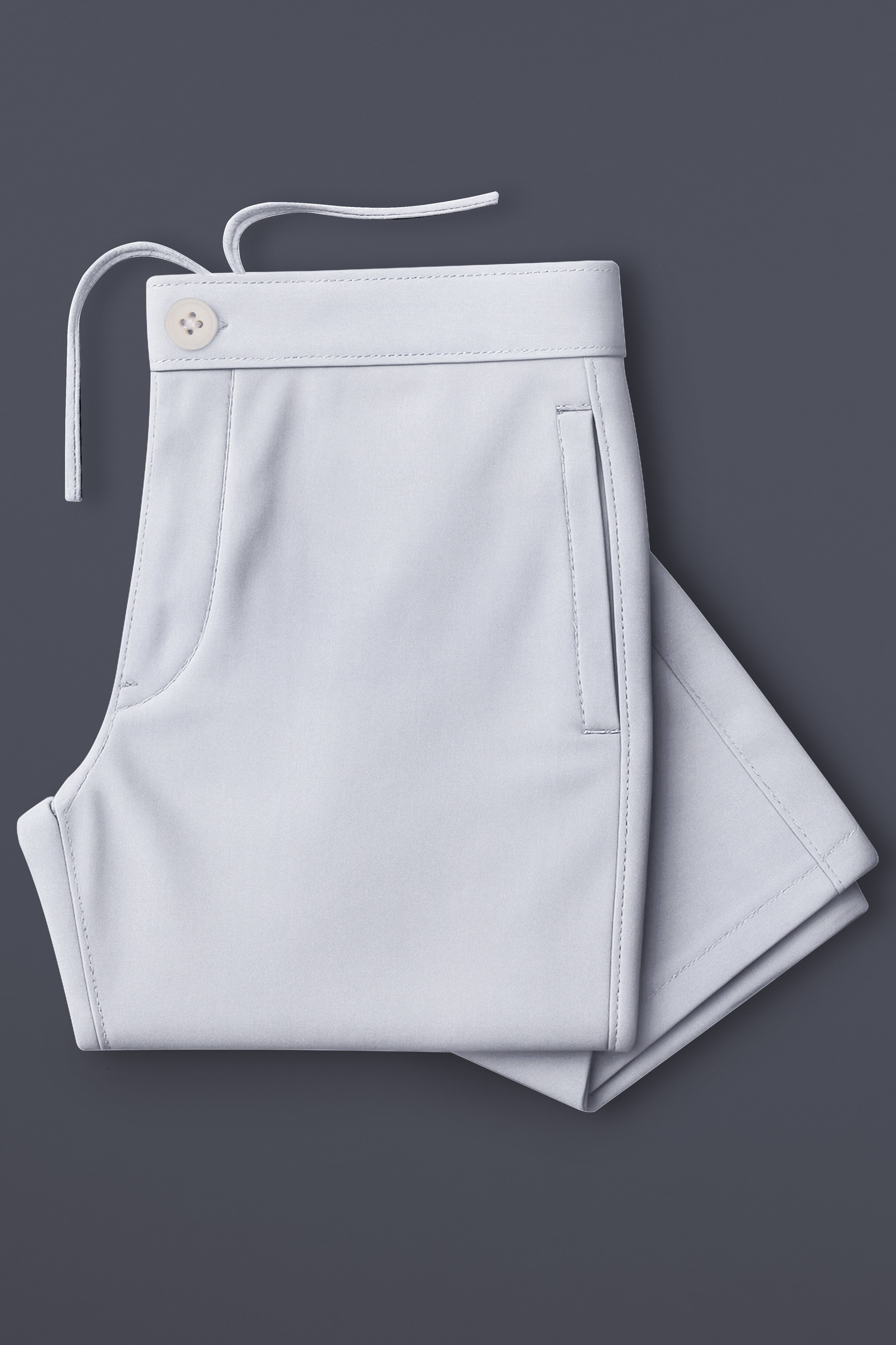 Grivra-Aluminium Gray Super Soft Chambray Premium Cotton Lounge Pant