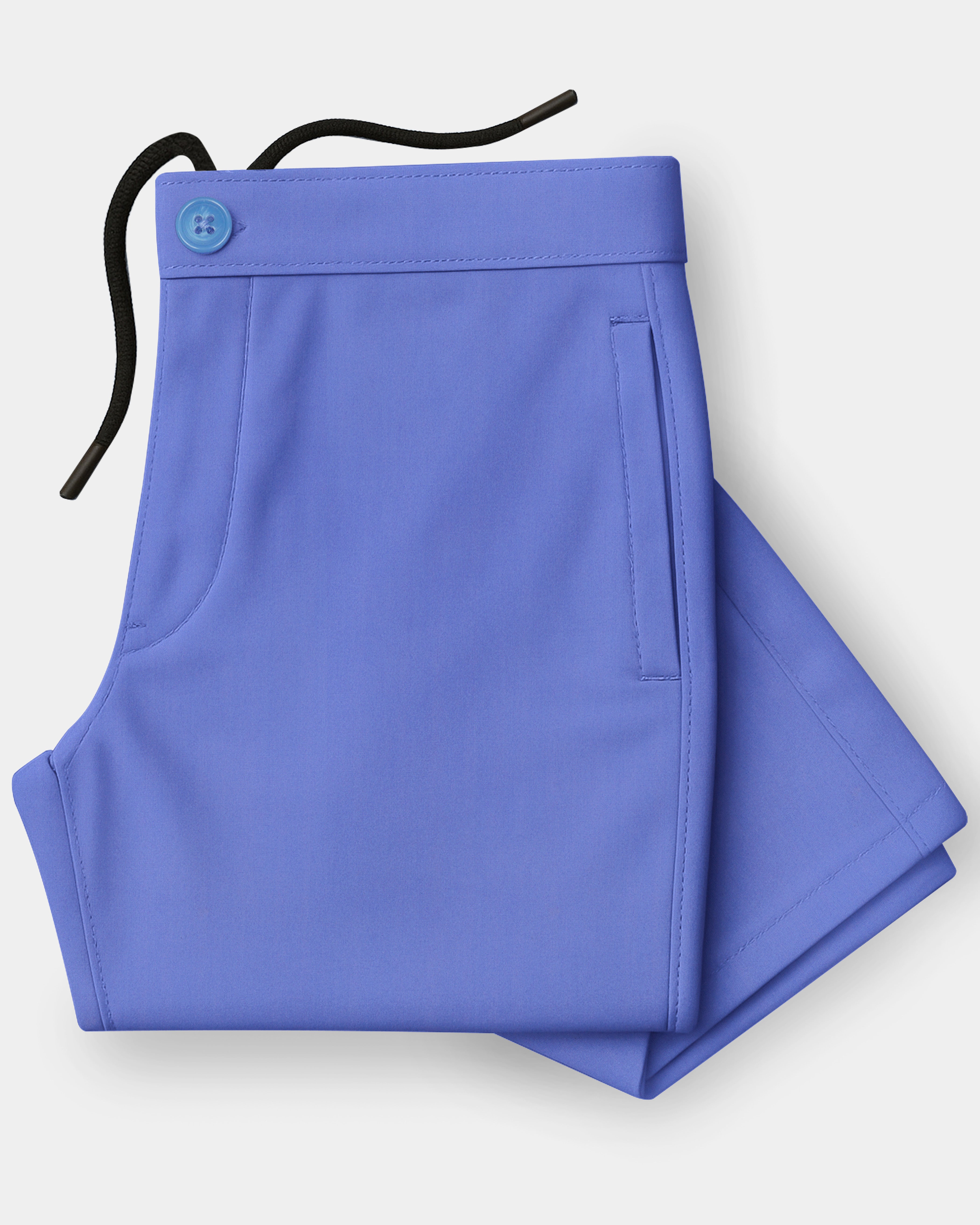 Bluviro-Scampi Blue Super Soft Poplin Giza Cotton Lounge Pant
