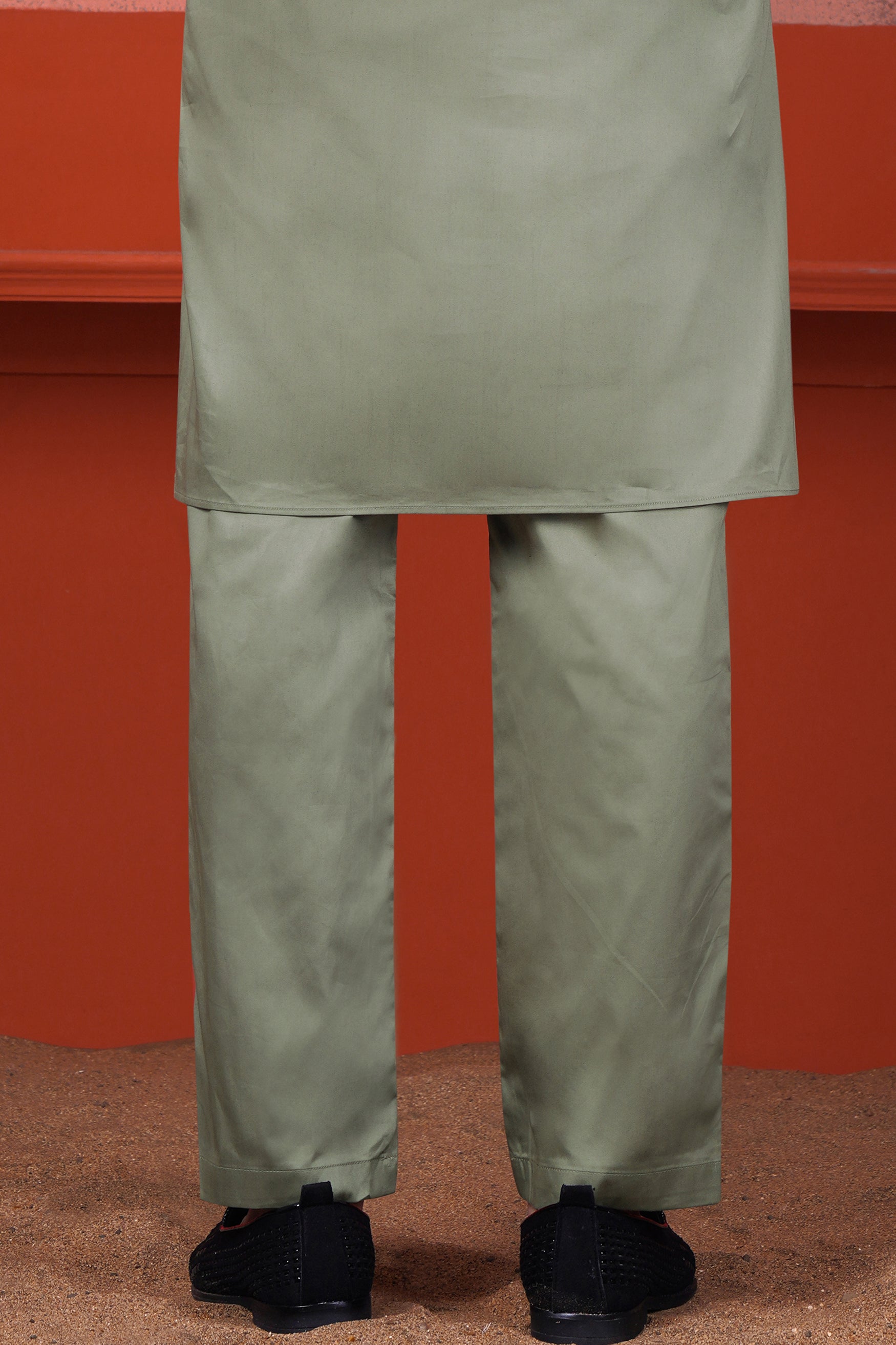 Olive Green Premium Cotton Pajama