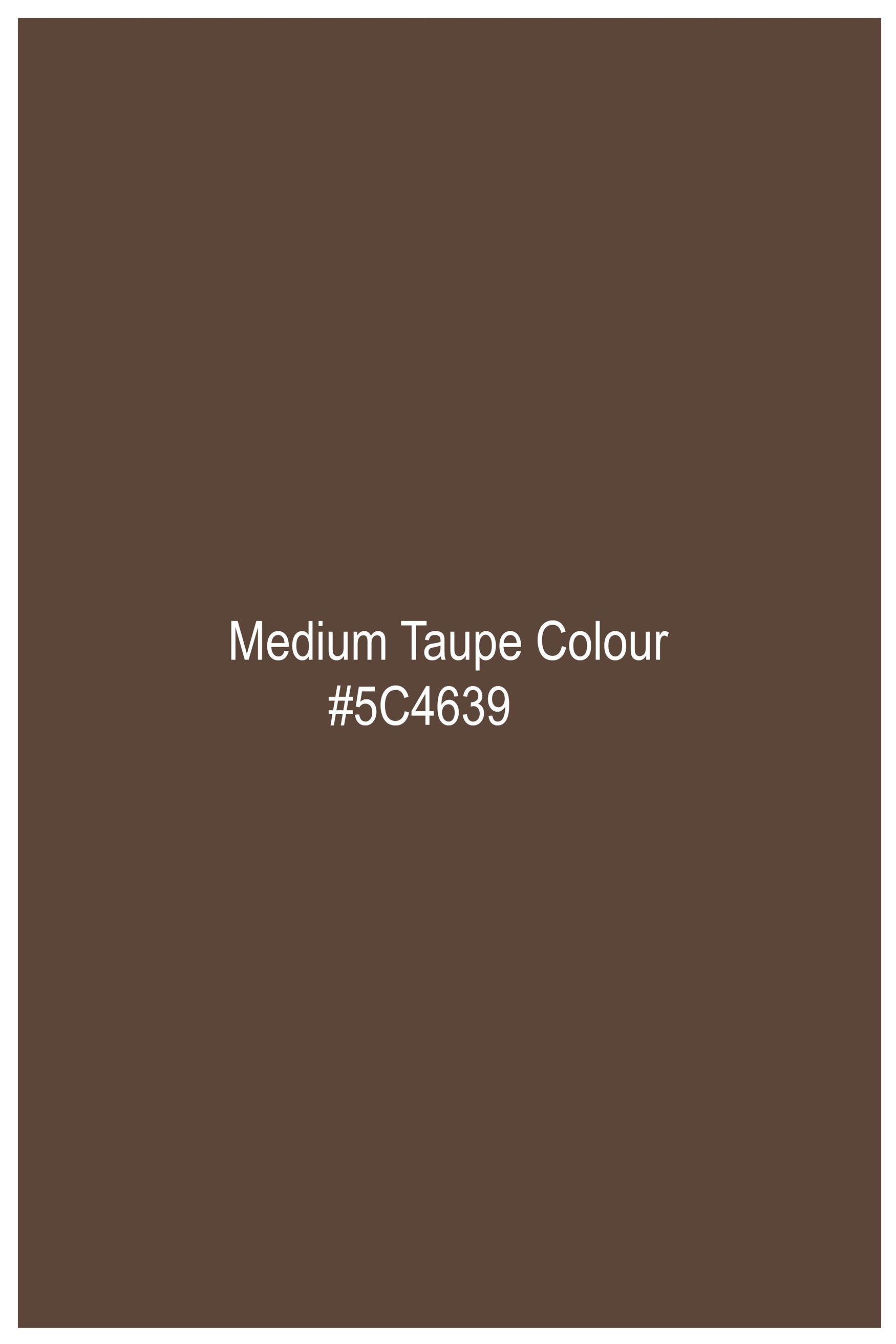 Medium Taupe Brown Subtle Sheen Super Soft Premium Cotton Pathani
