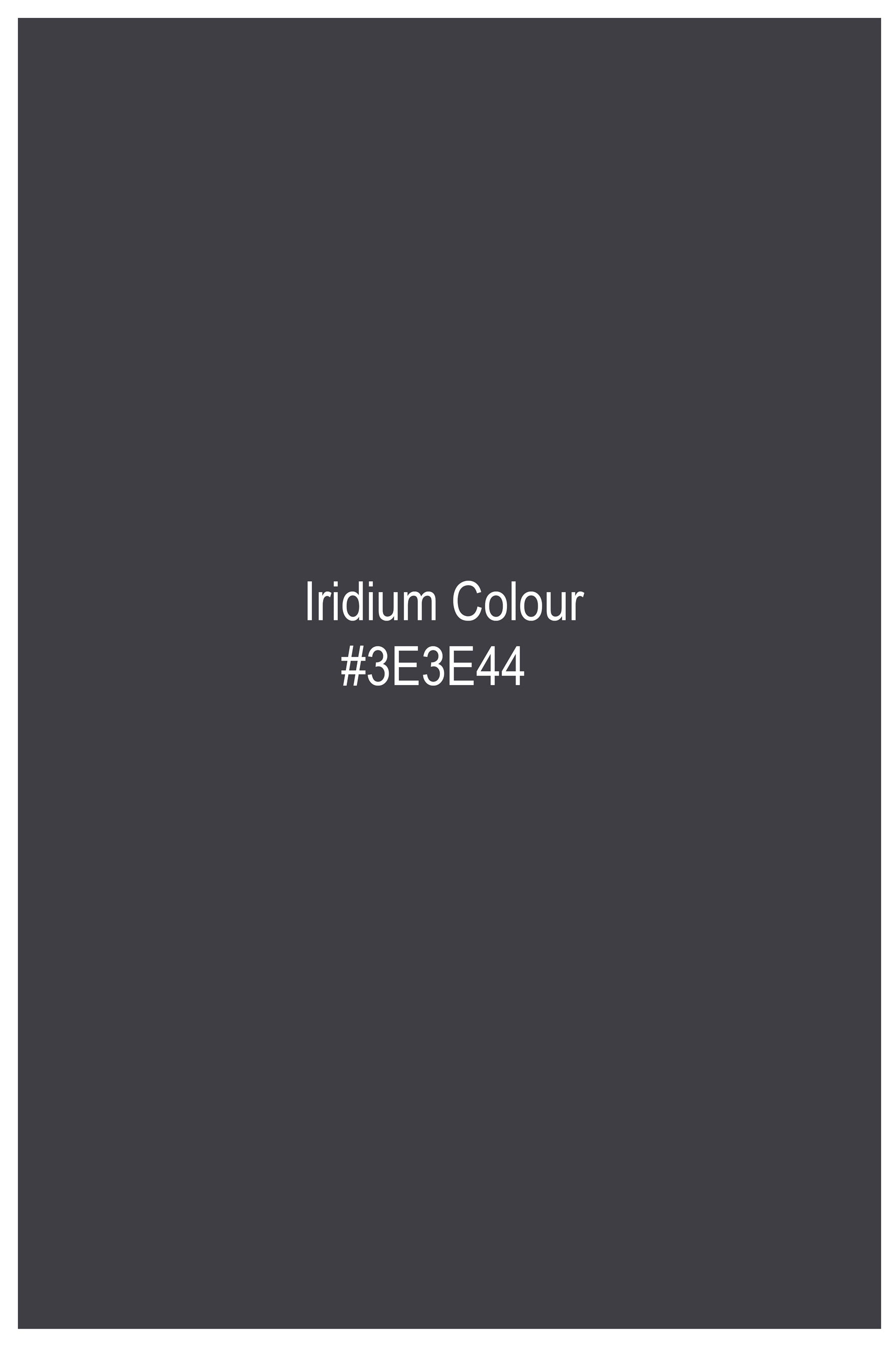 Iridium Gray Subtle Sheen Super Soft Premium Cotton Pathani