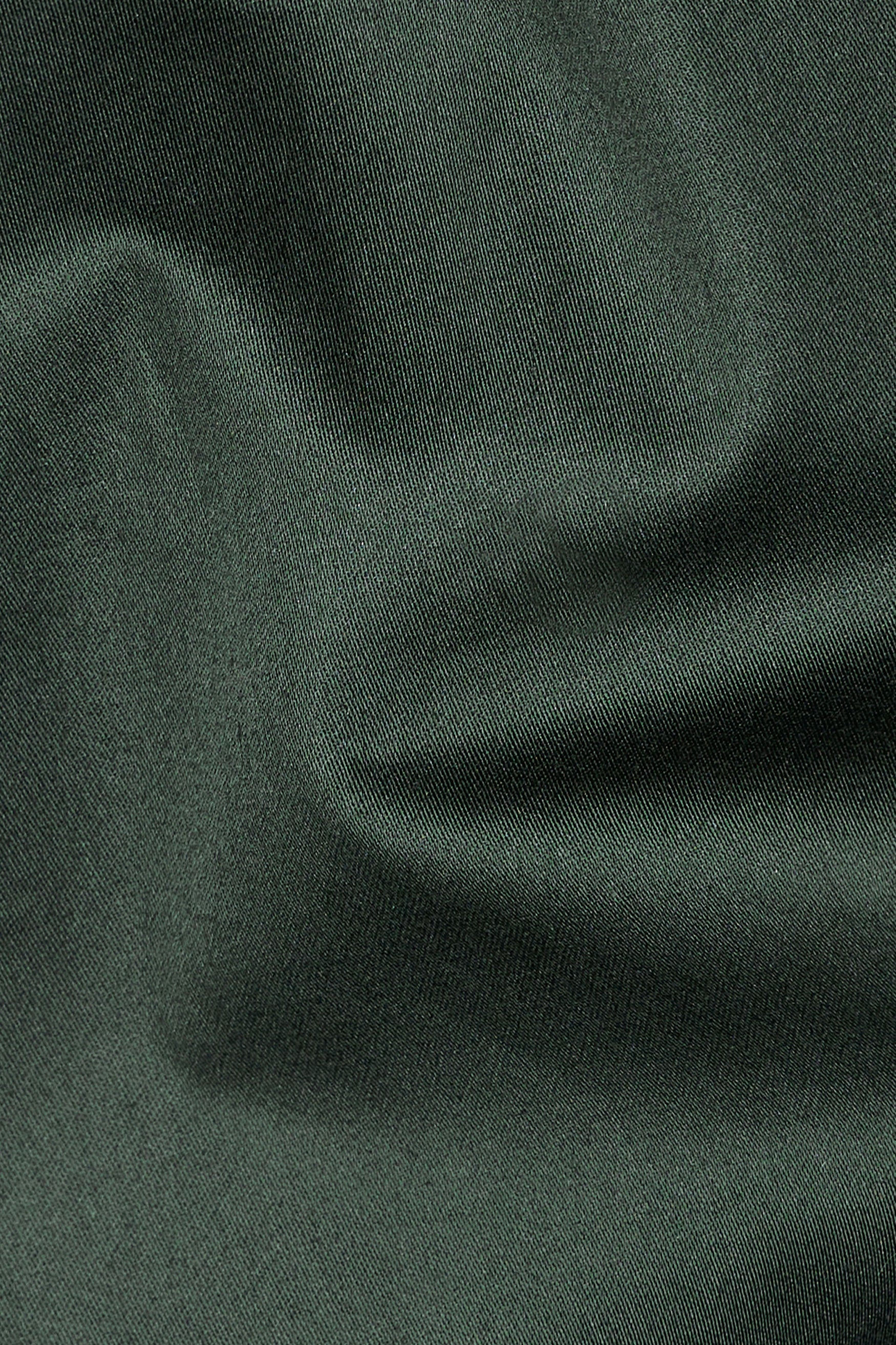 Timber Green Subtle Sheen Super Soft Premium Cotton Pathani