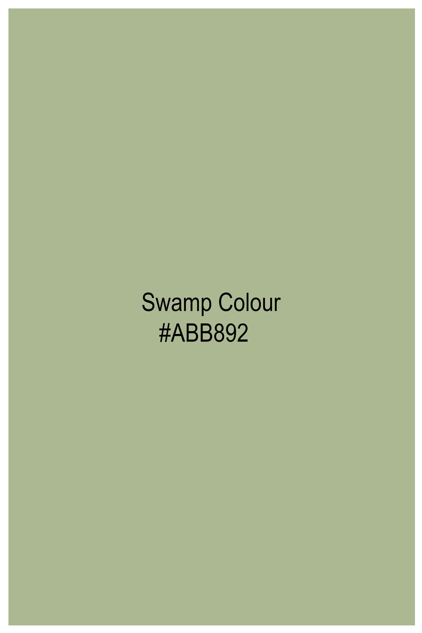 Swamp Green Subtle Sheen Super Soft Premium Cotton Pathani