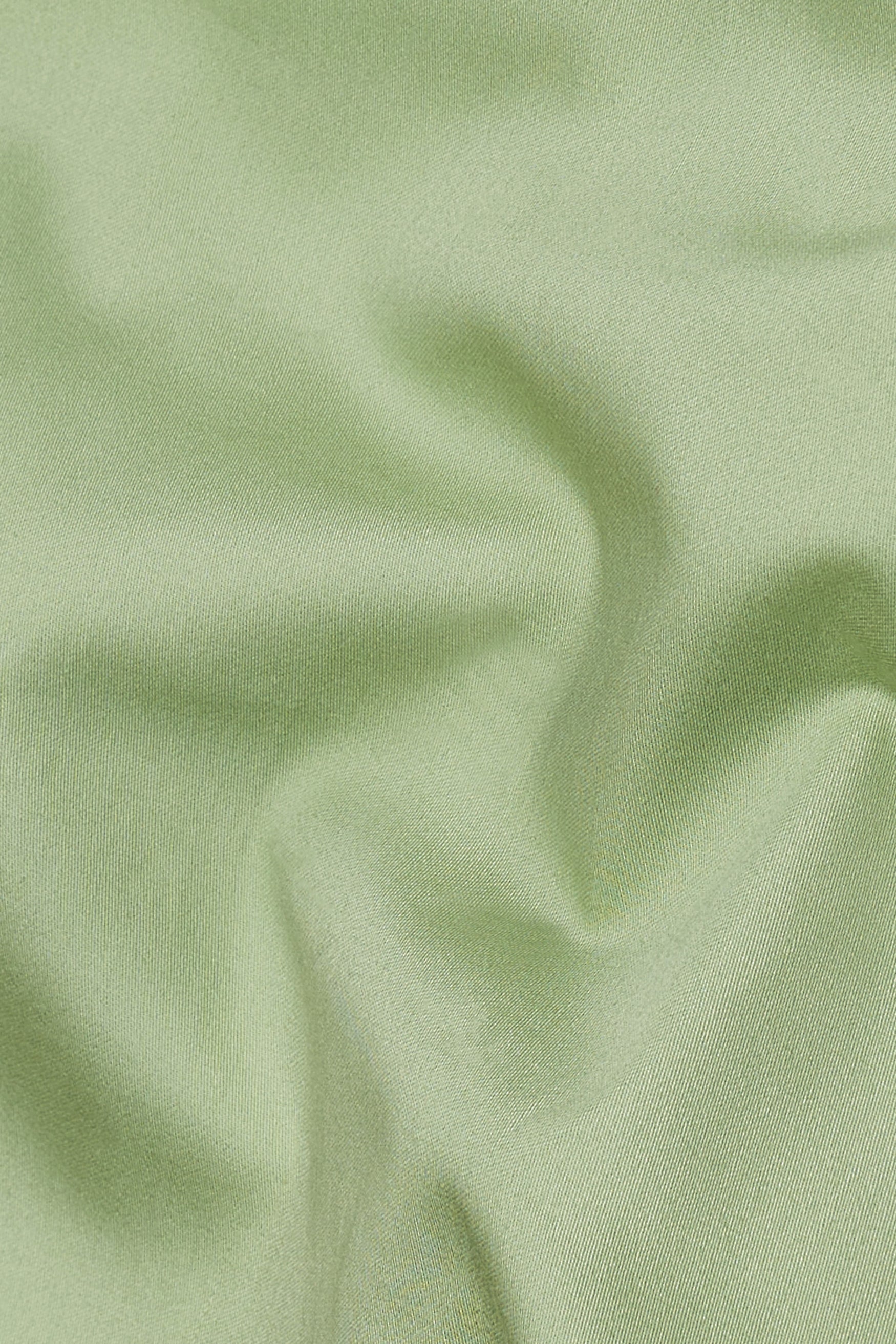 Swamp Green Subtle Sheen Super Soft Premium Cotton Pathani