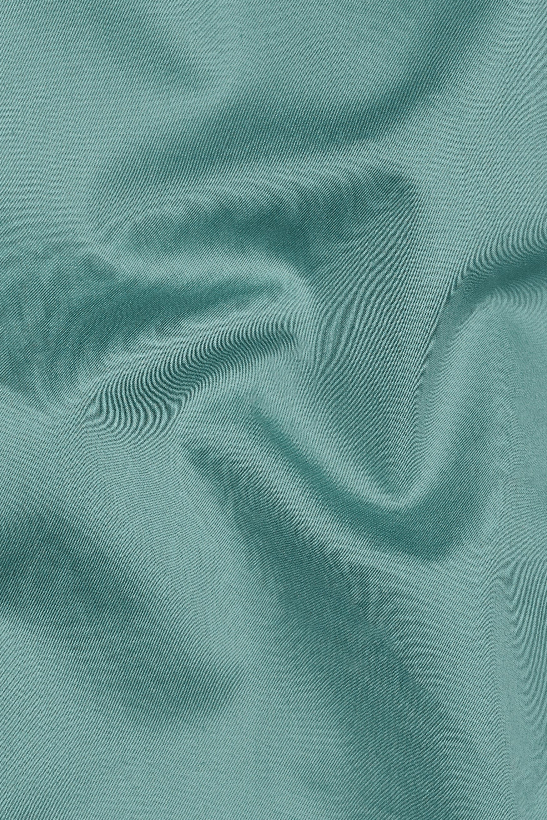 Neptune Blue Subtle Sheen Super Soft Premium Cotton Pathani