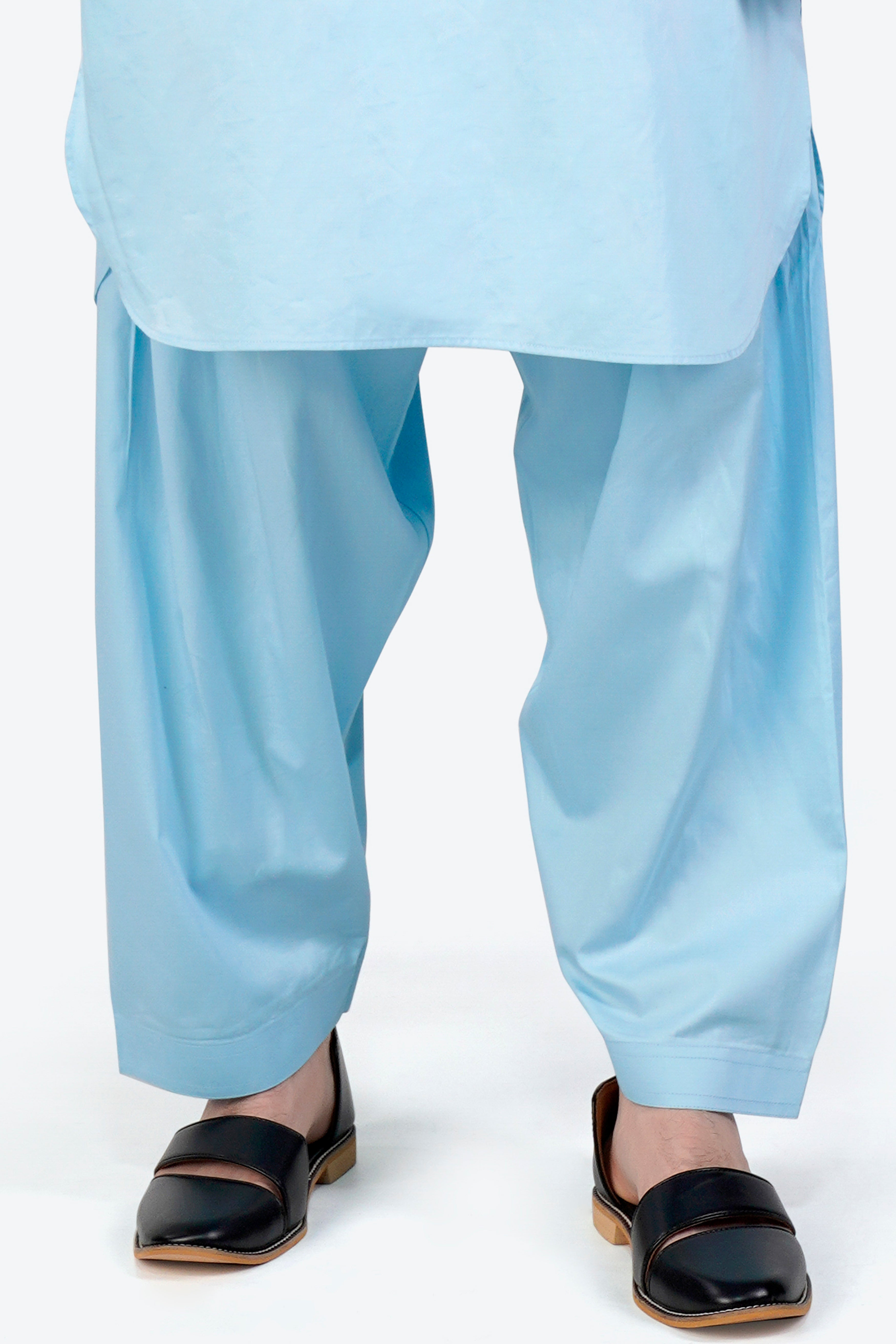 Turquoise Blue Dhoti F-6321