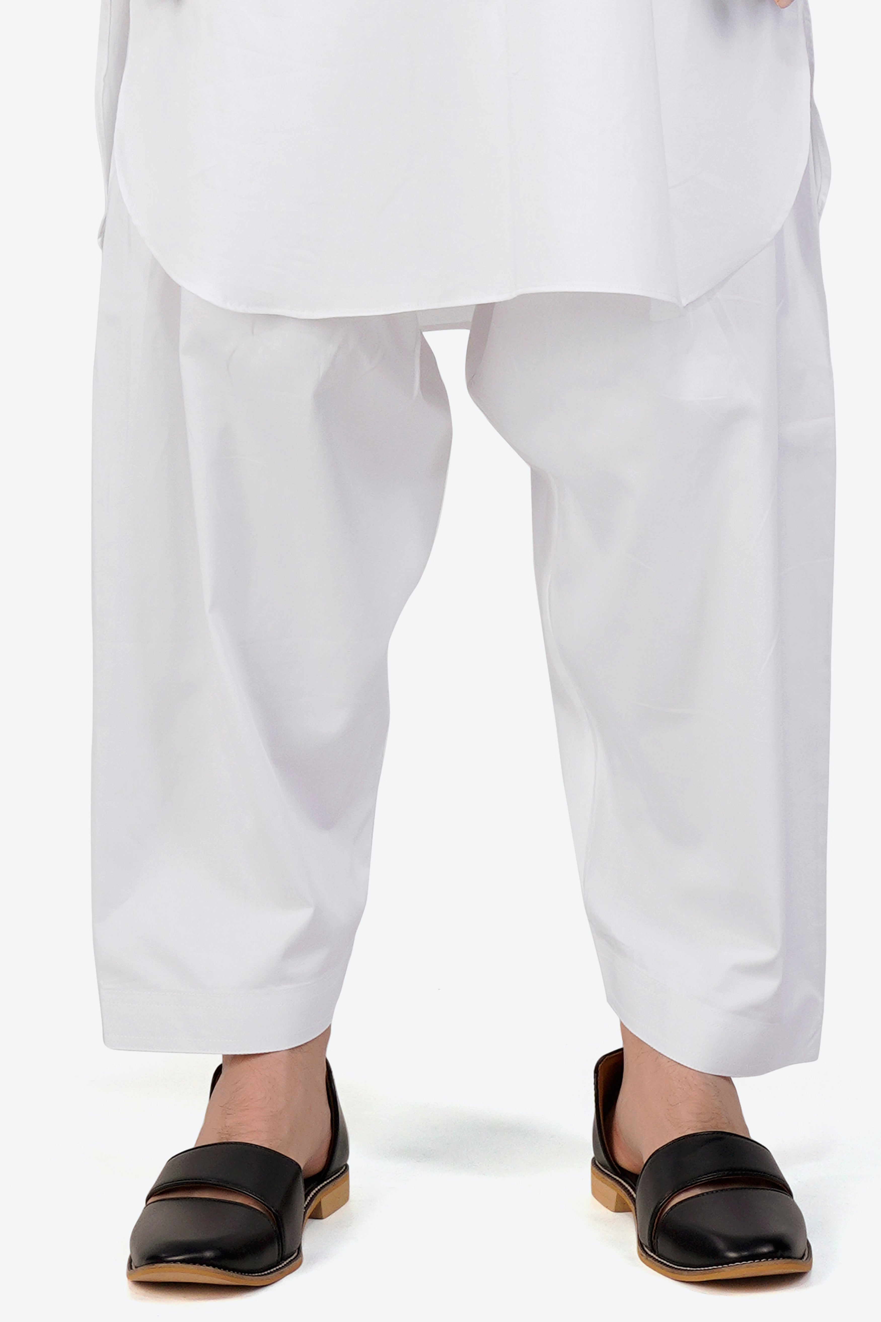 Bright White Dhoti Old-97