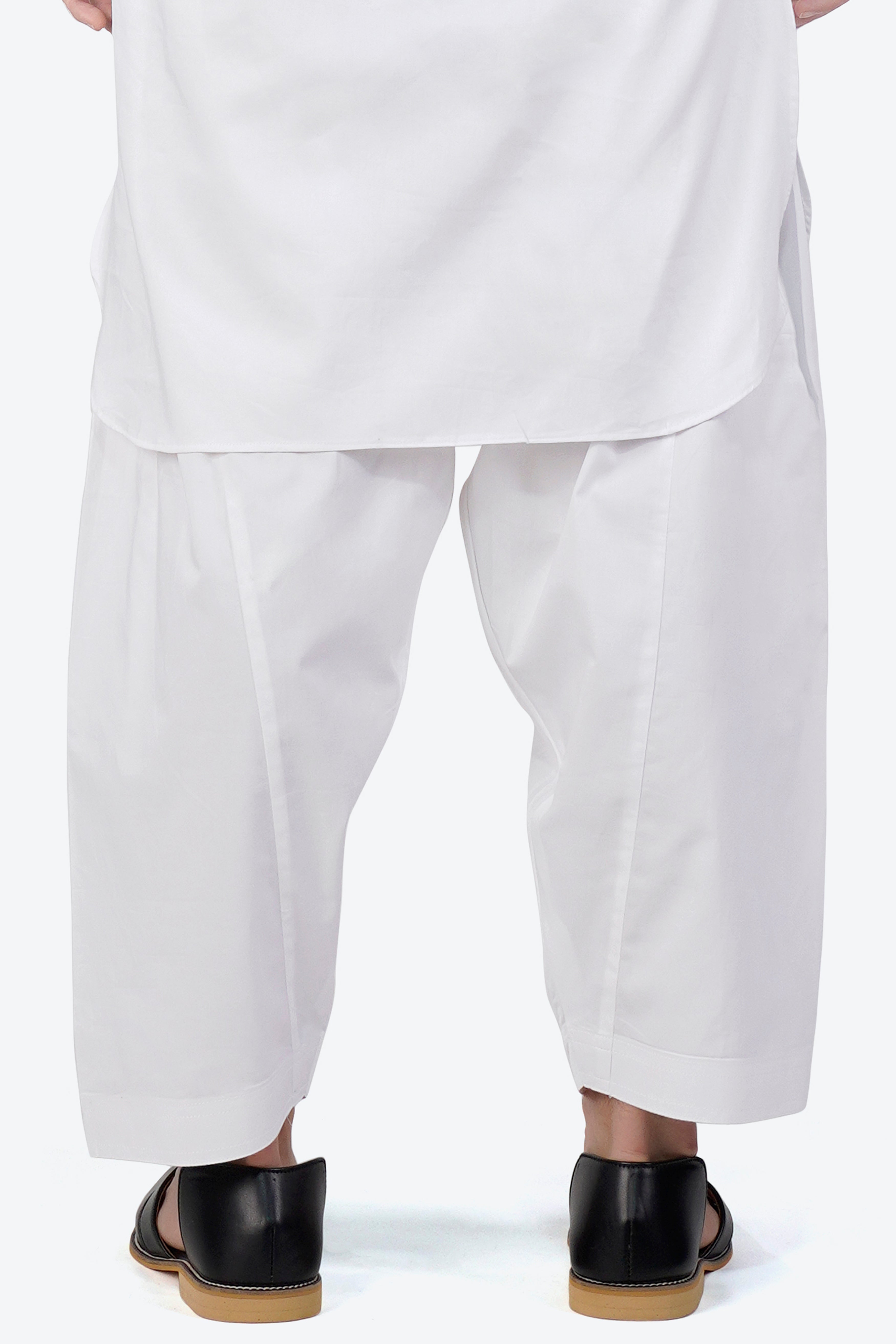 Bright White Dhoti Old-97