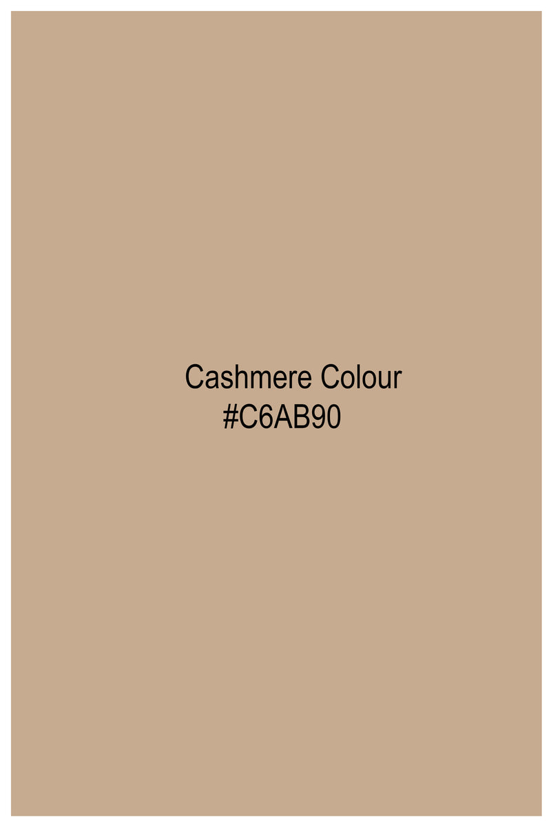Cashmere Brown Subtle Sheen Super Soft Premium Cotton Pathani Set