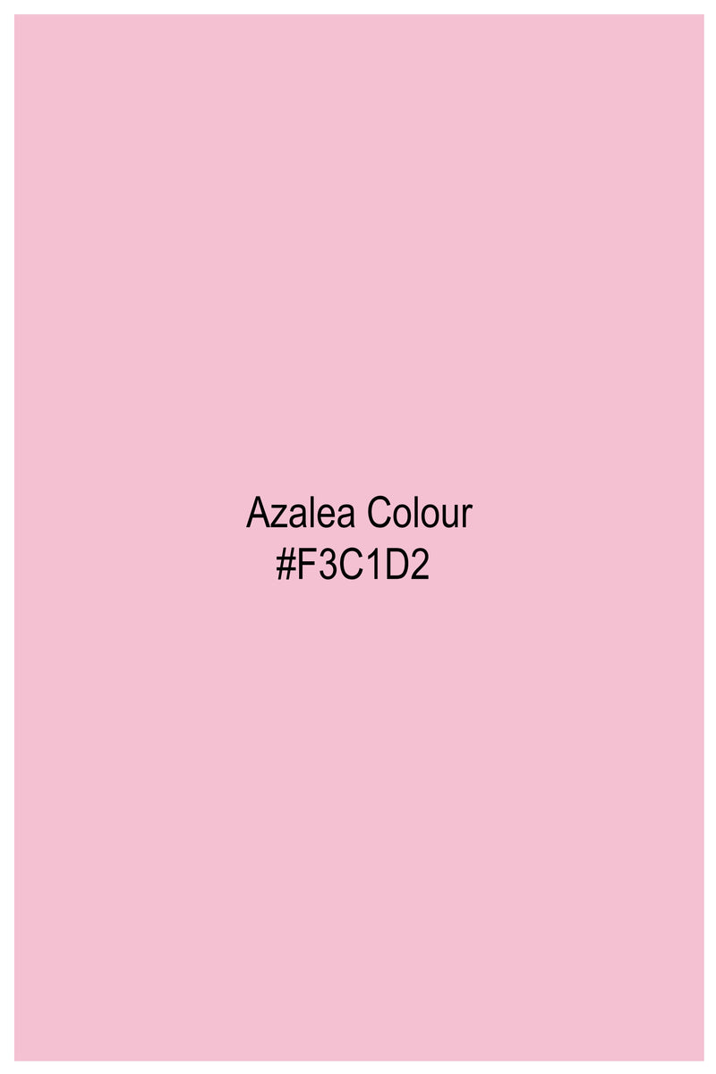 Azalea Pink Subtle Sheen Super Soft Premium Cotton Pathani Set