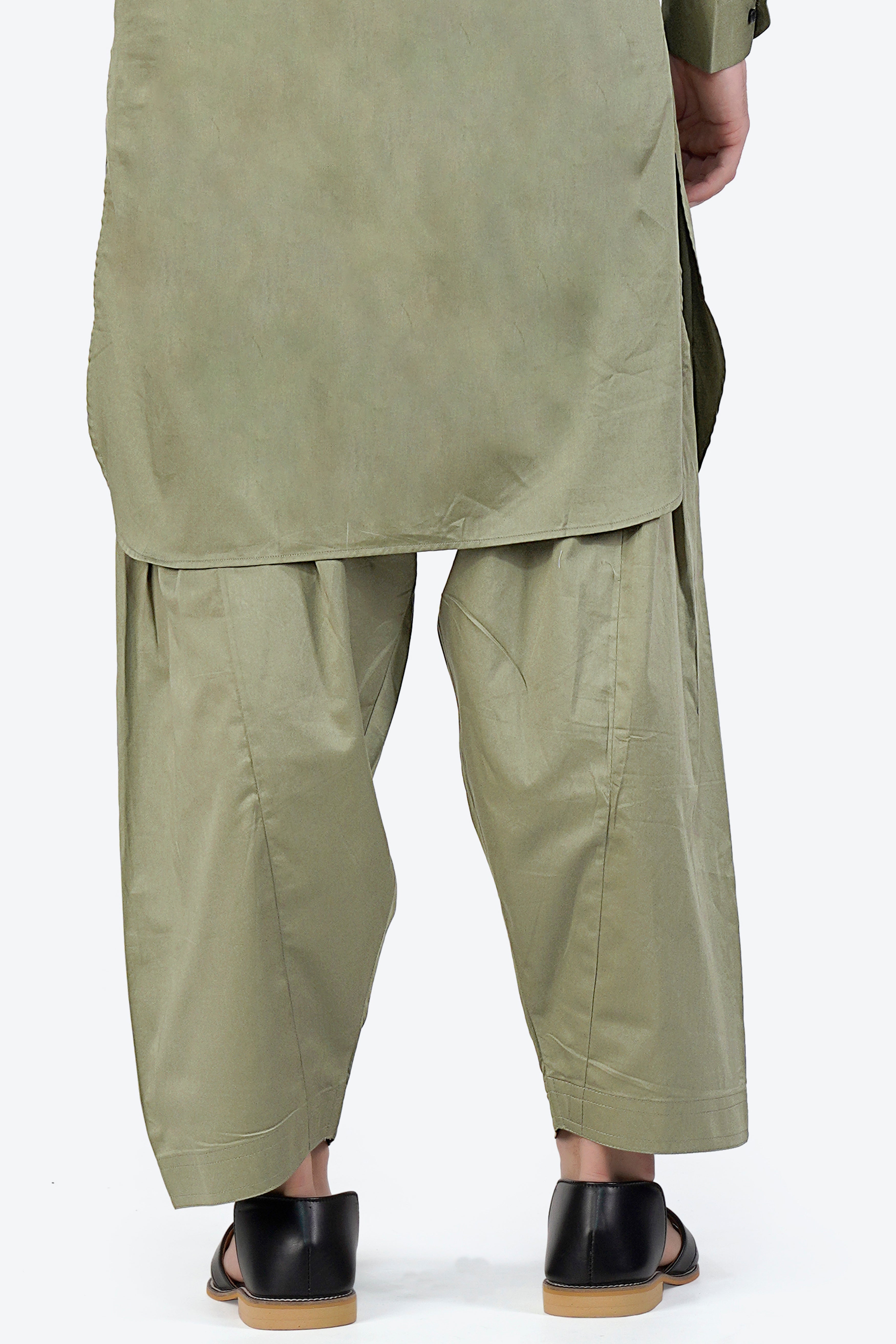 Eagle green Dhoti F-6344