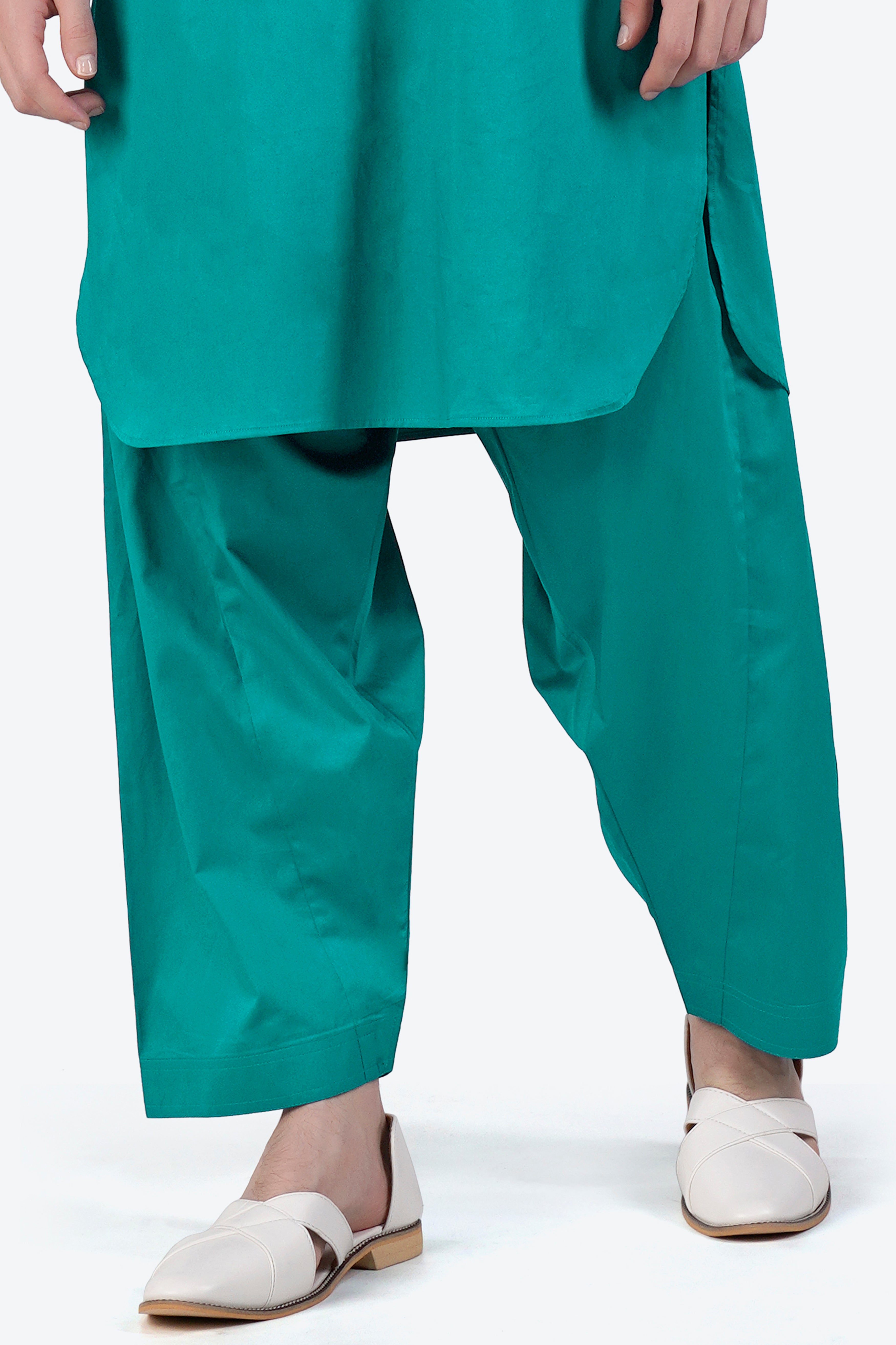 Teal Blue Dhoti F-6356