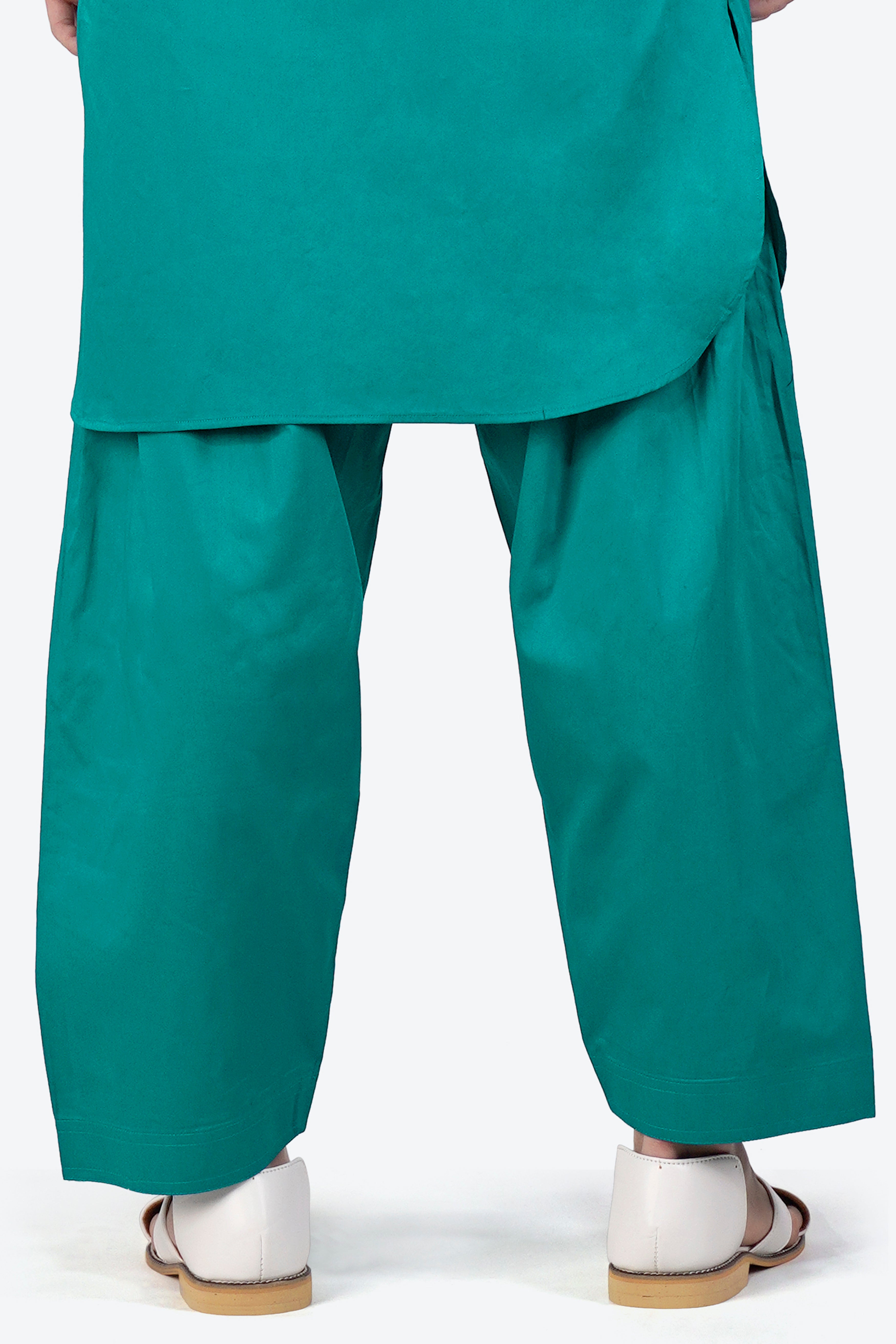 Teal Blue Dhoti F-6356