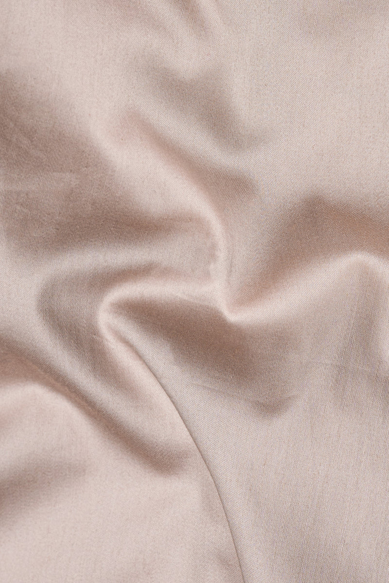 Cavern Brown Subtle Sheen Super Soft Premium Cotton Pathani Set