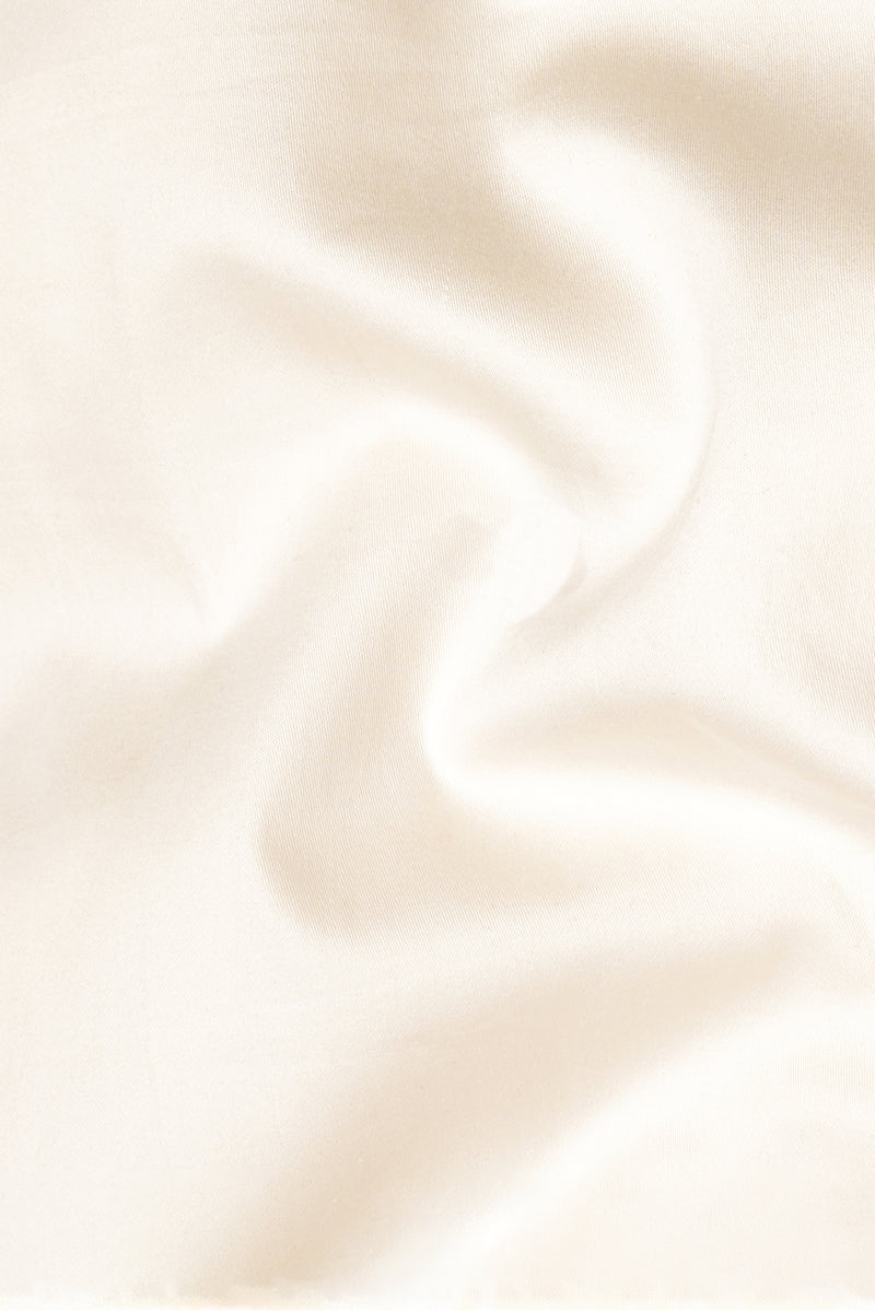 Fantasy Cream Subtle Sheen Super Soft Premium Cotton Pathani Set