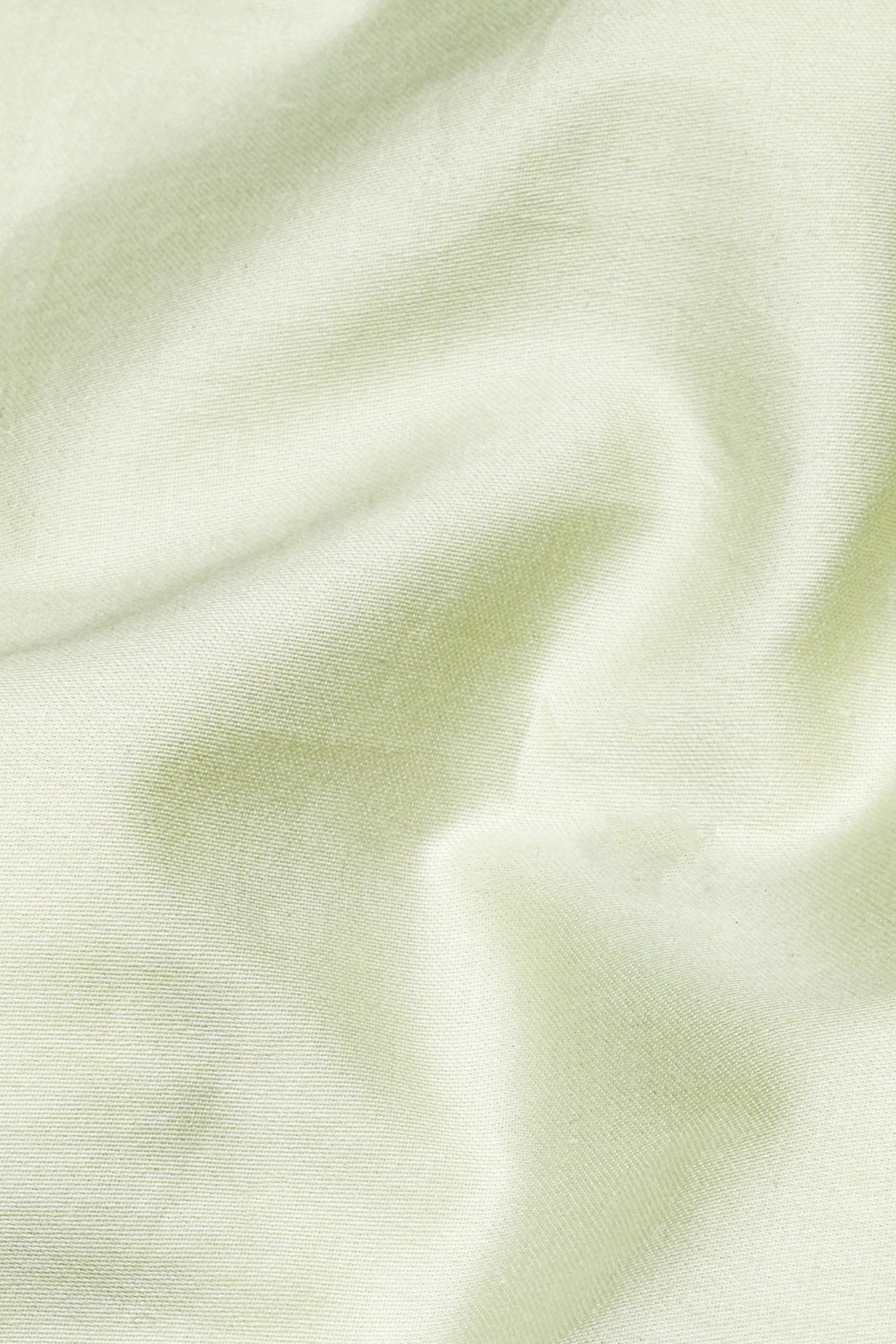 Bone Green Subtle Sheen Super Soft Premium Cotton Pathani Set
