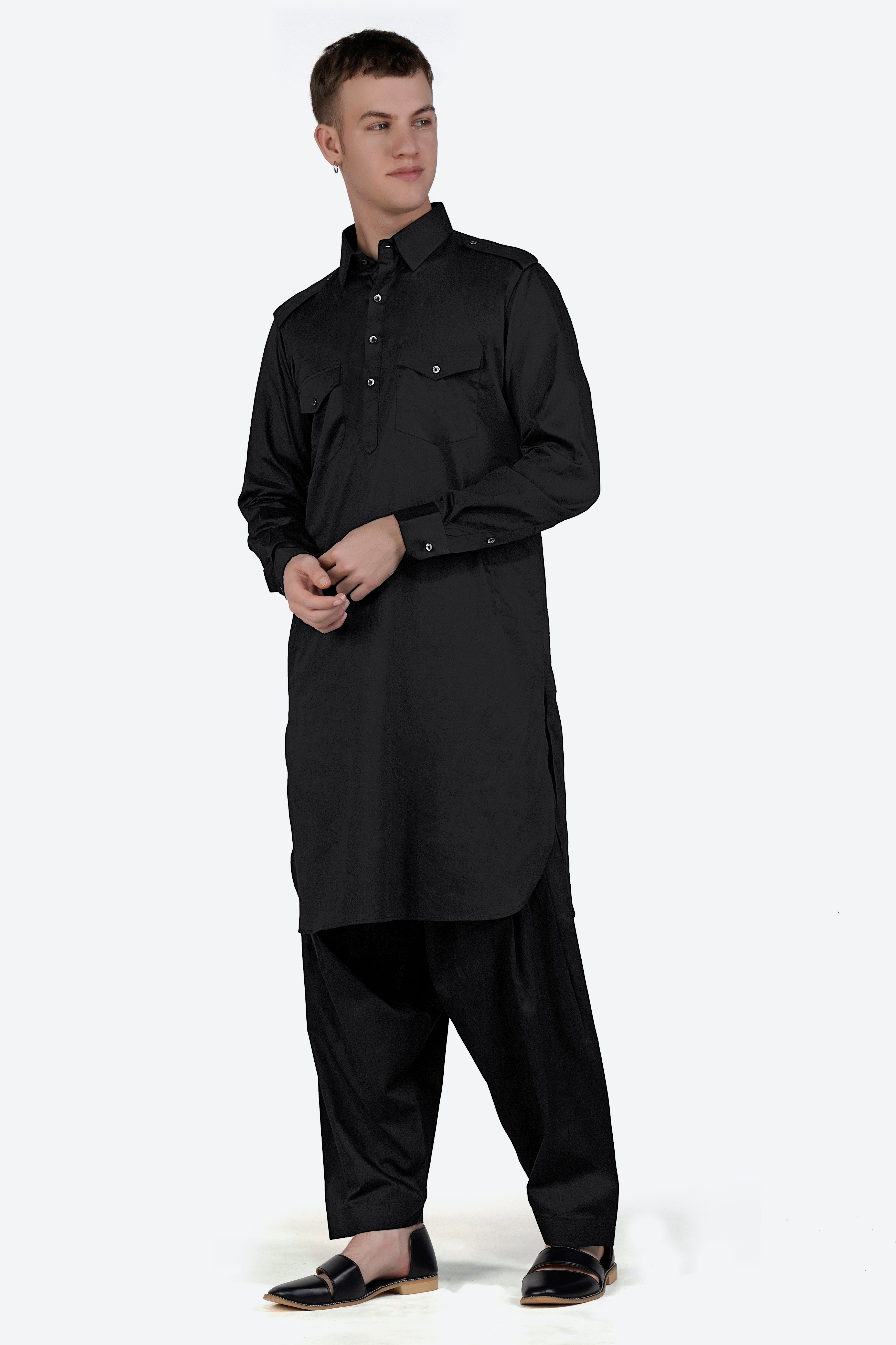 Jade Black Dhoti Old-115