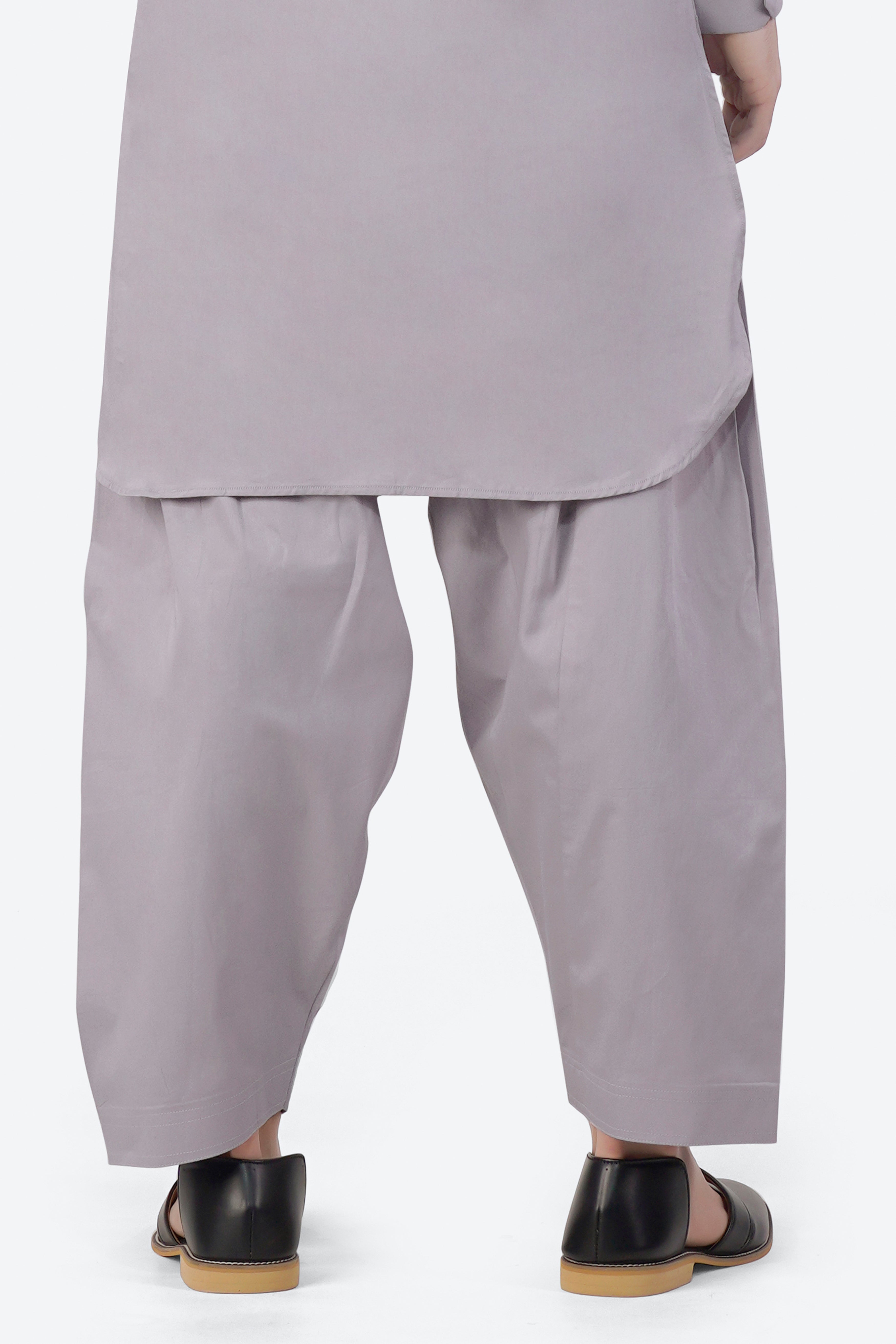 Pale Slate Lavender Dhoti F-6342
