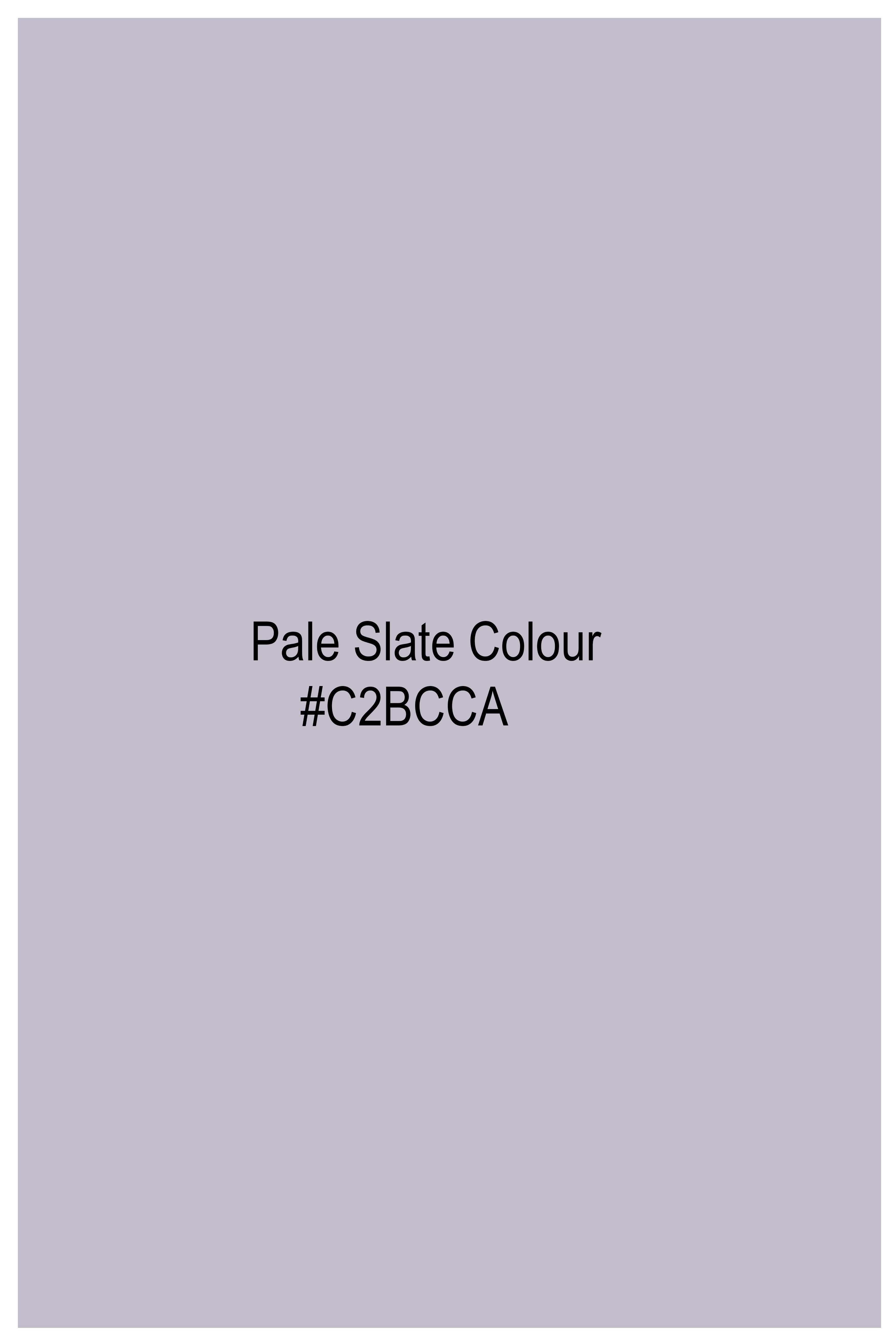 Pale Slate Lavender Dhoti F-6342
