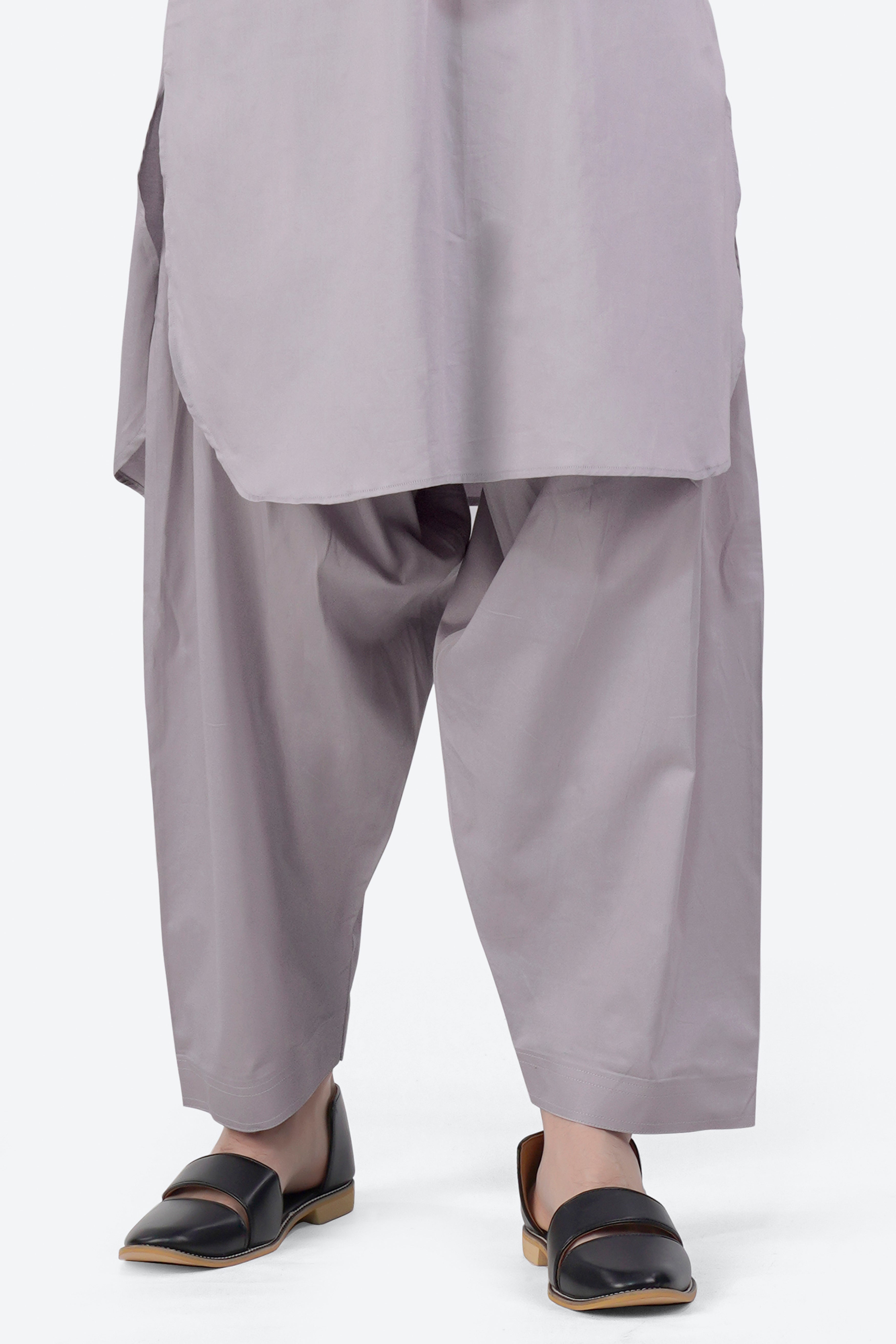 Pale Slate Lavender Dhoti F-6342