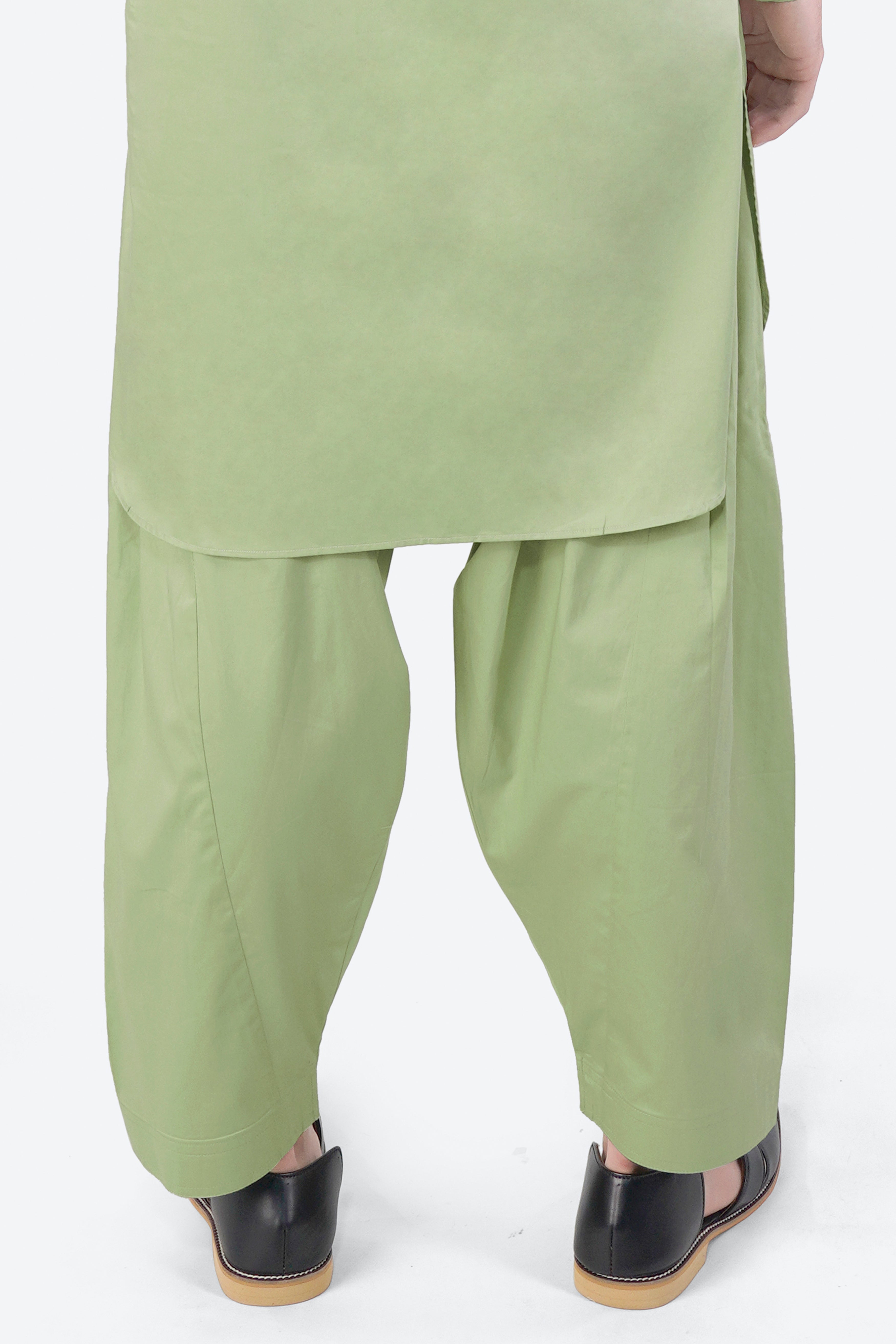 Swamp Green Dhoti F-6348