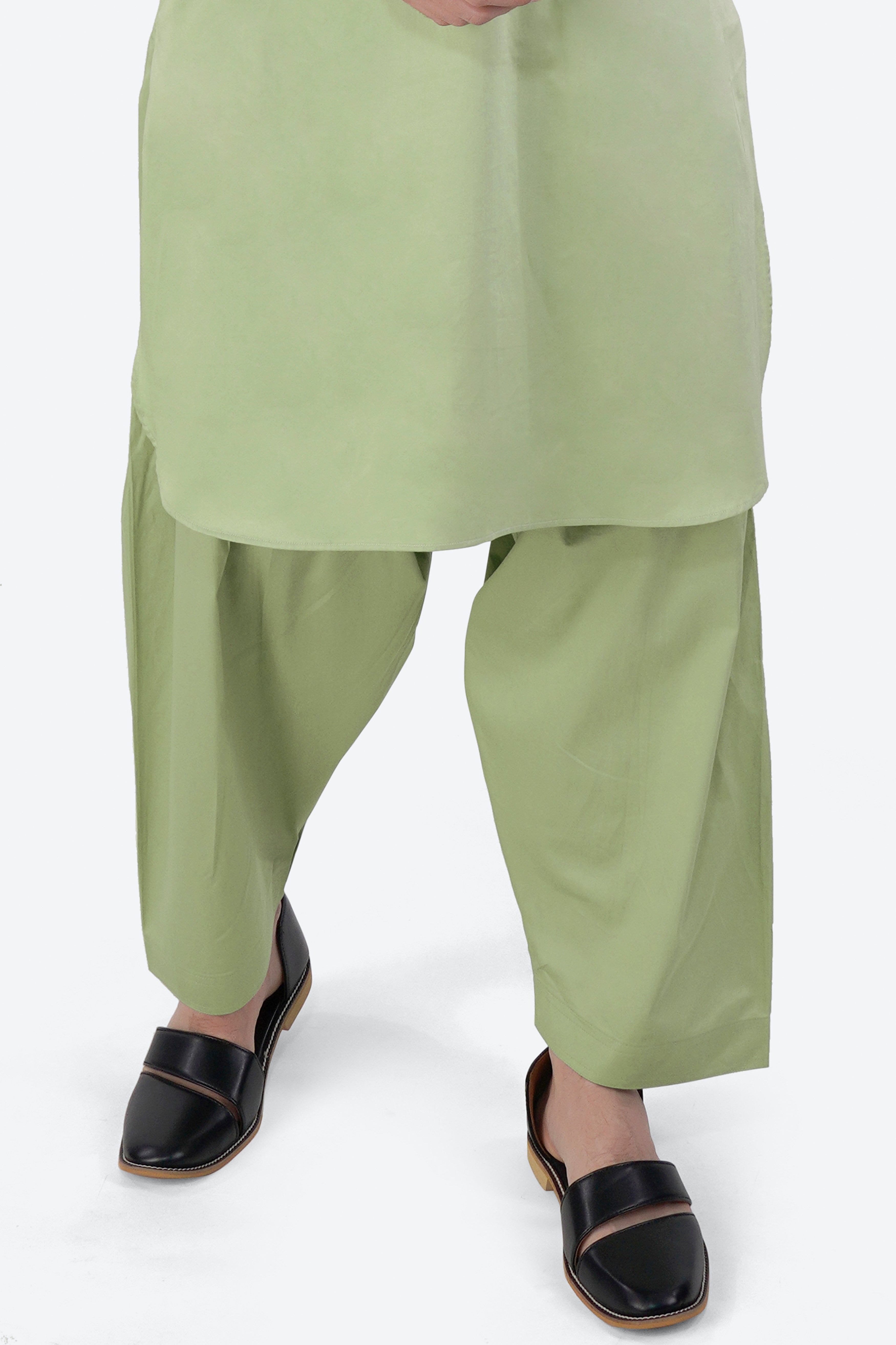 Swamp Green Dhoti F-6348
