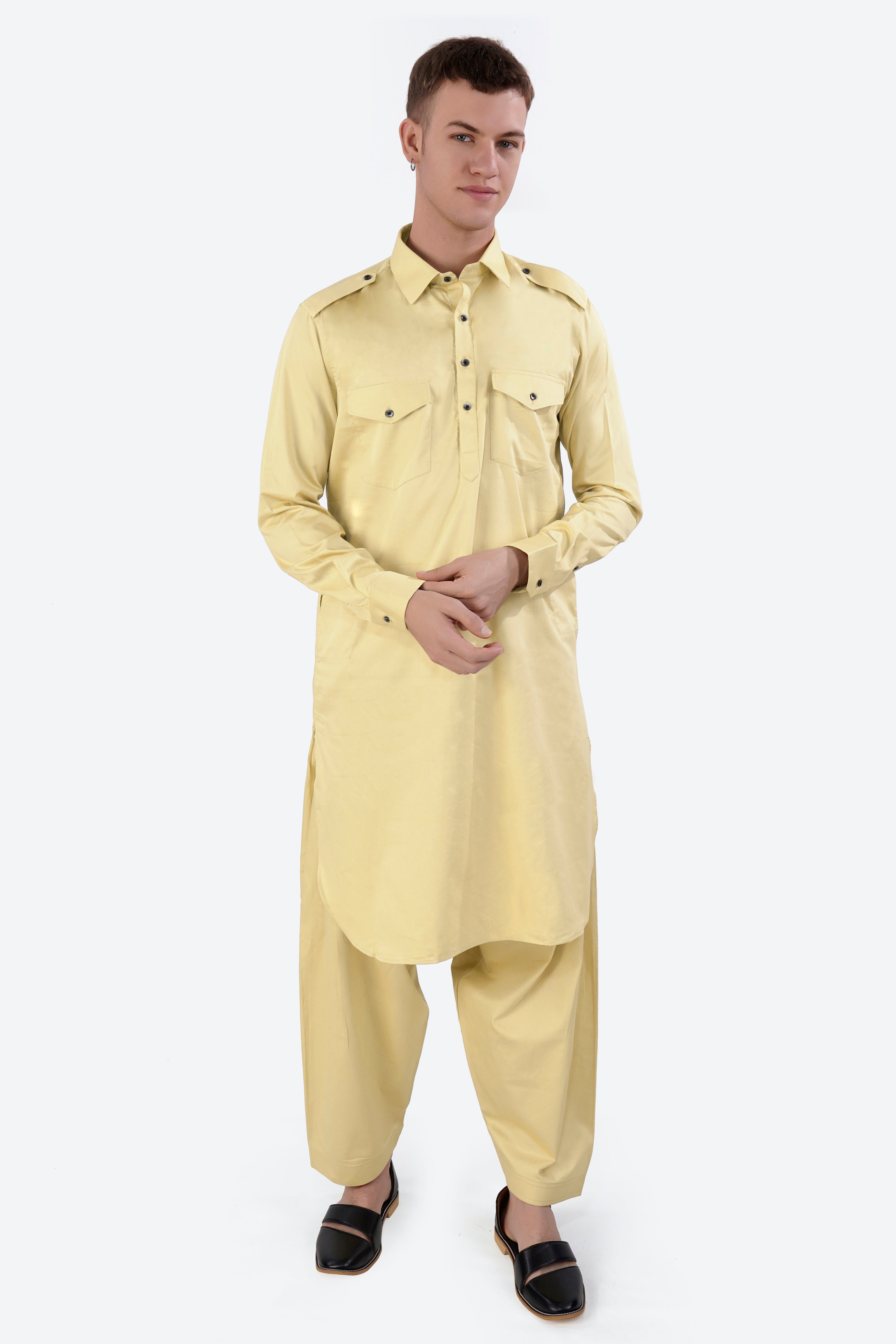 Sidecar Beige Dhoti F-6308