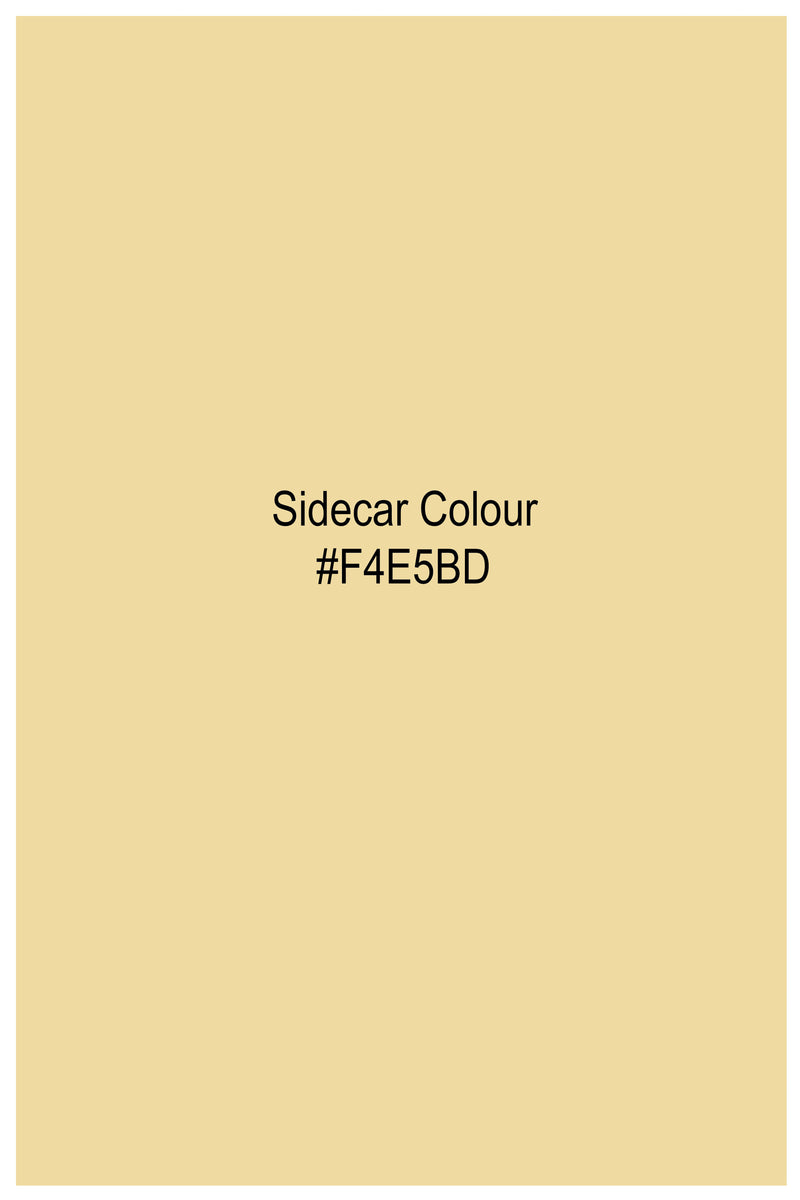 Sidecar Beige Subtle Sheen Super Soft Premium Cotton Pathani Set