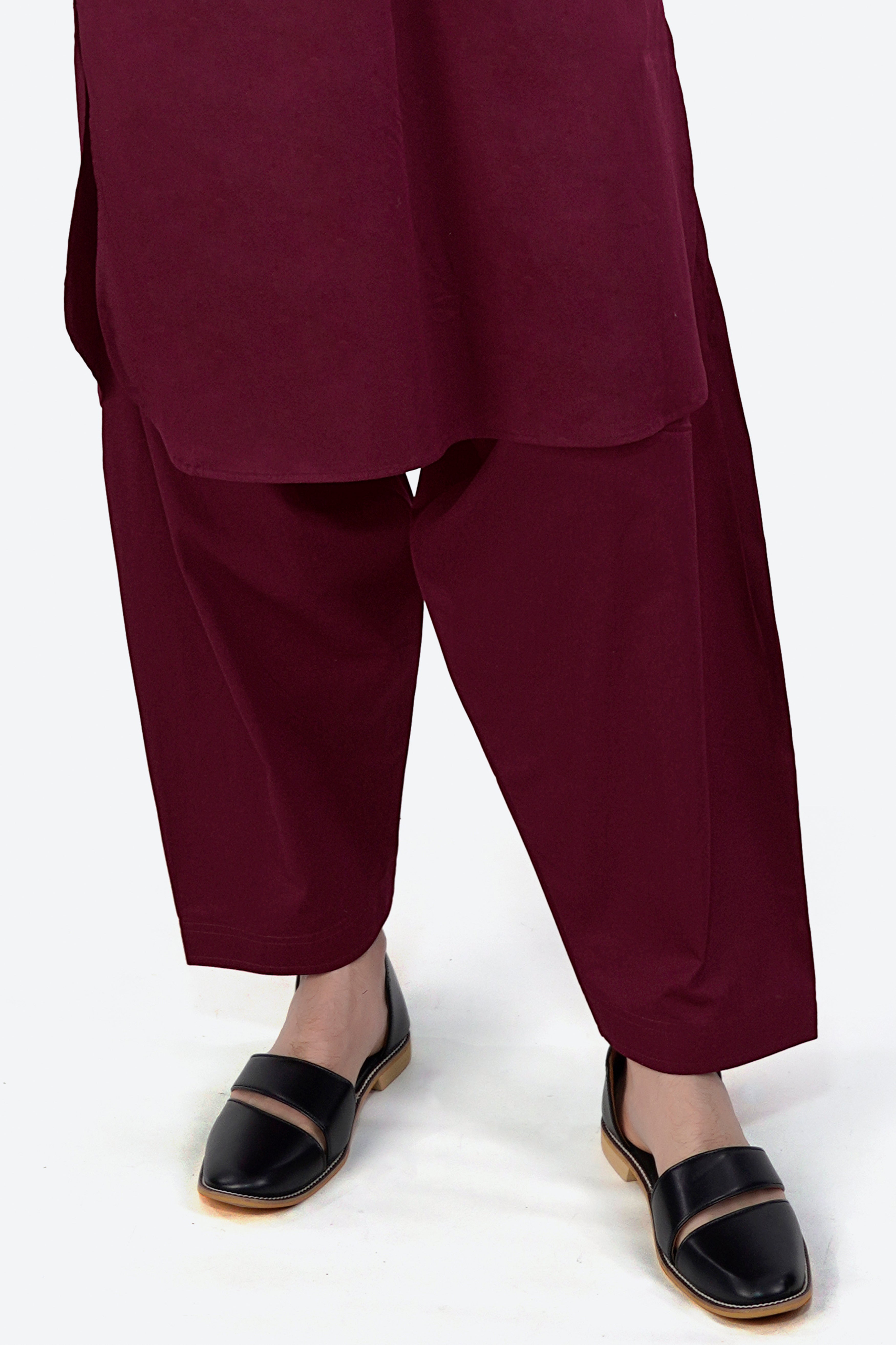 Crater Maroon Dhoti F-6302