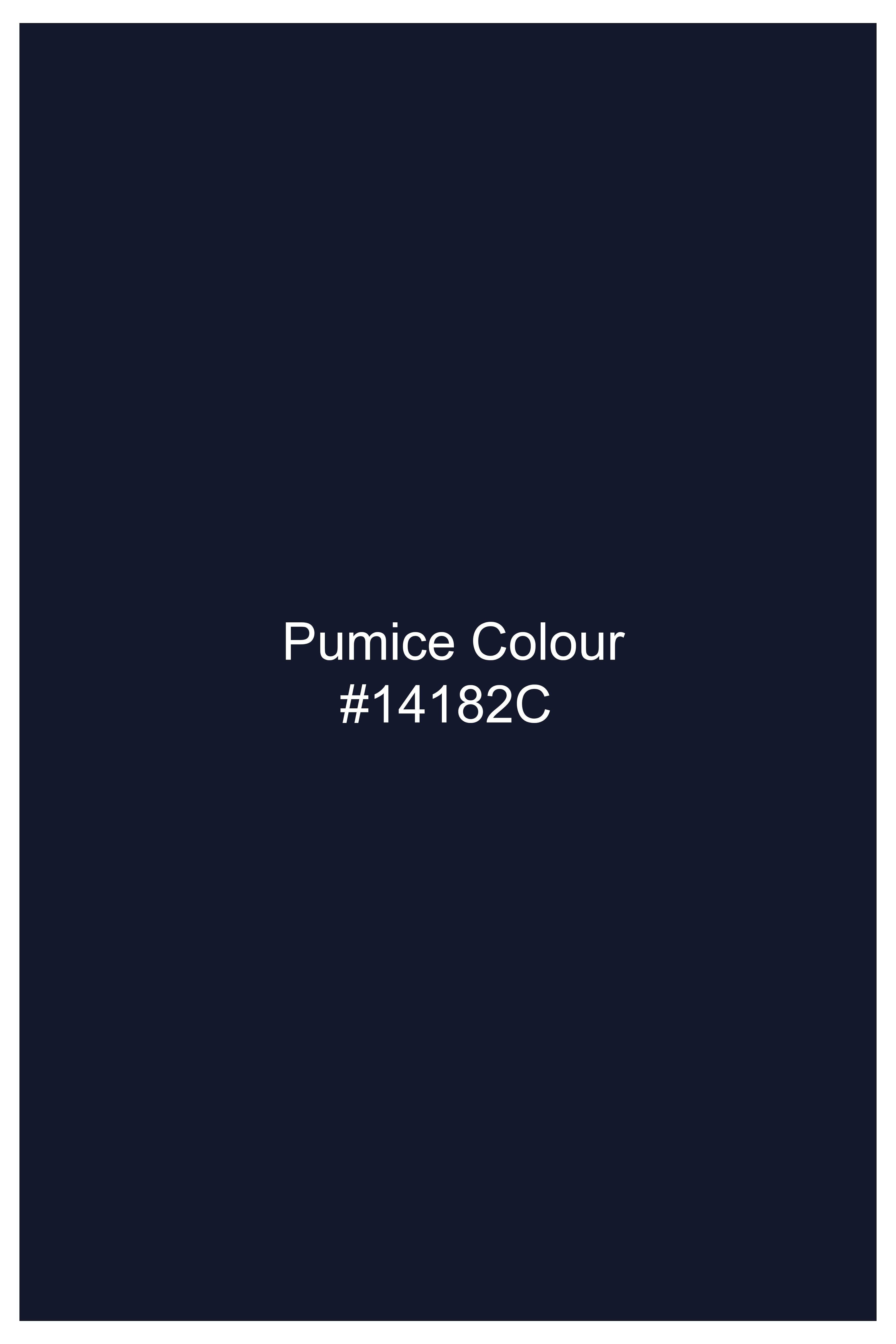 Pumice Blue Solid Premium Luxuries Linen Shirt