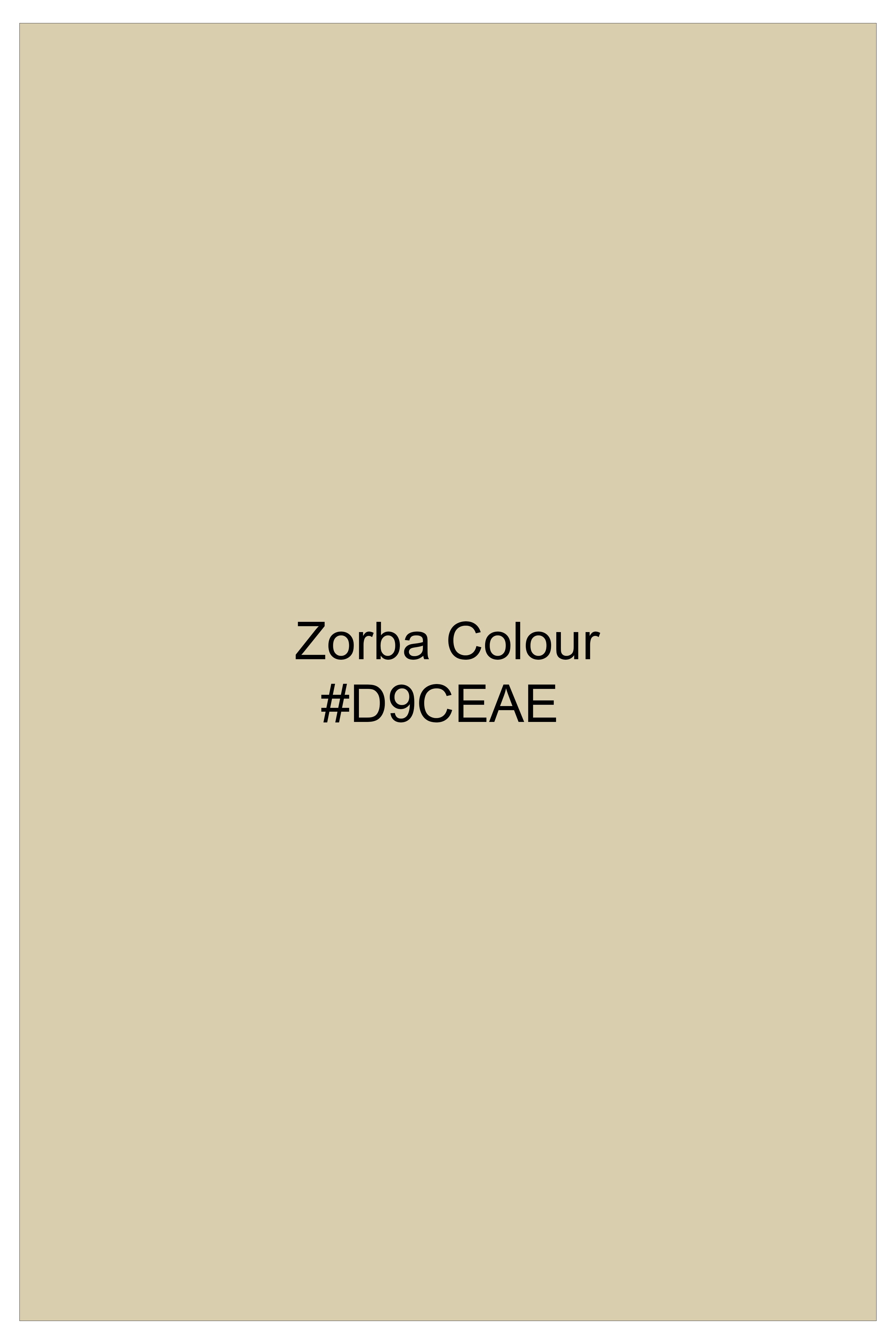 Vanille-Zorba Cream Luxurious Linen Dress Shirt