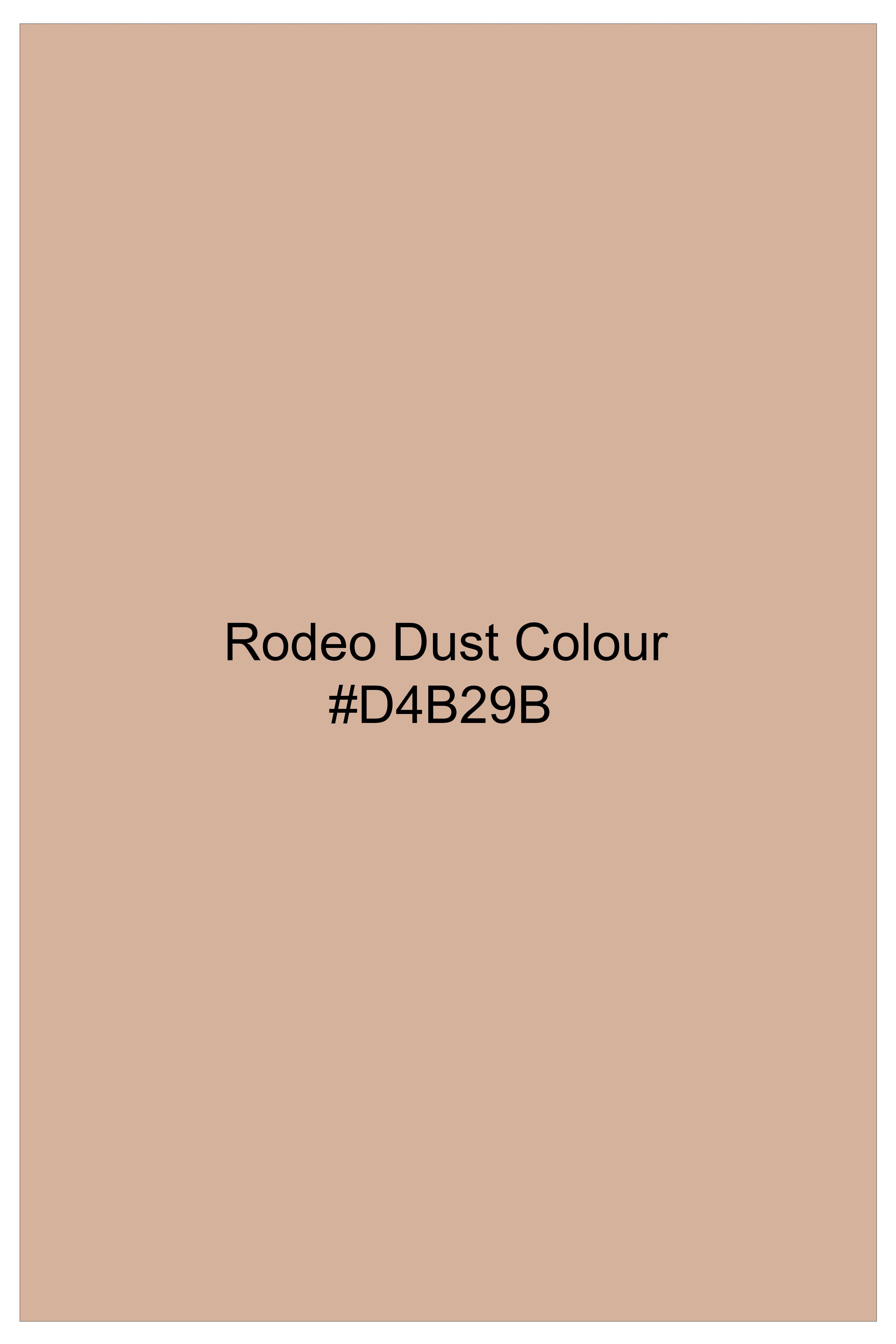Veldt-Rodeo Dust Peach Dobby Textured Premium Giza Cotton Dress Shirt