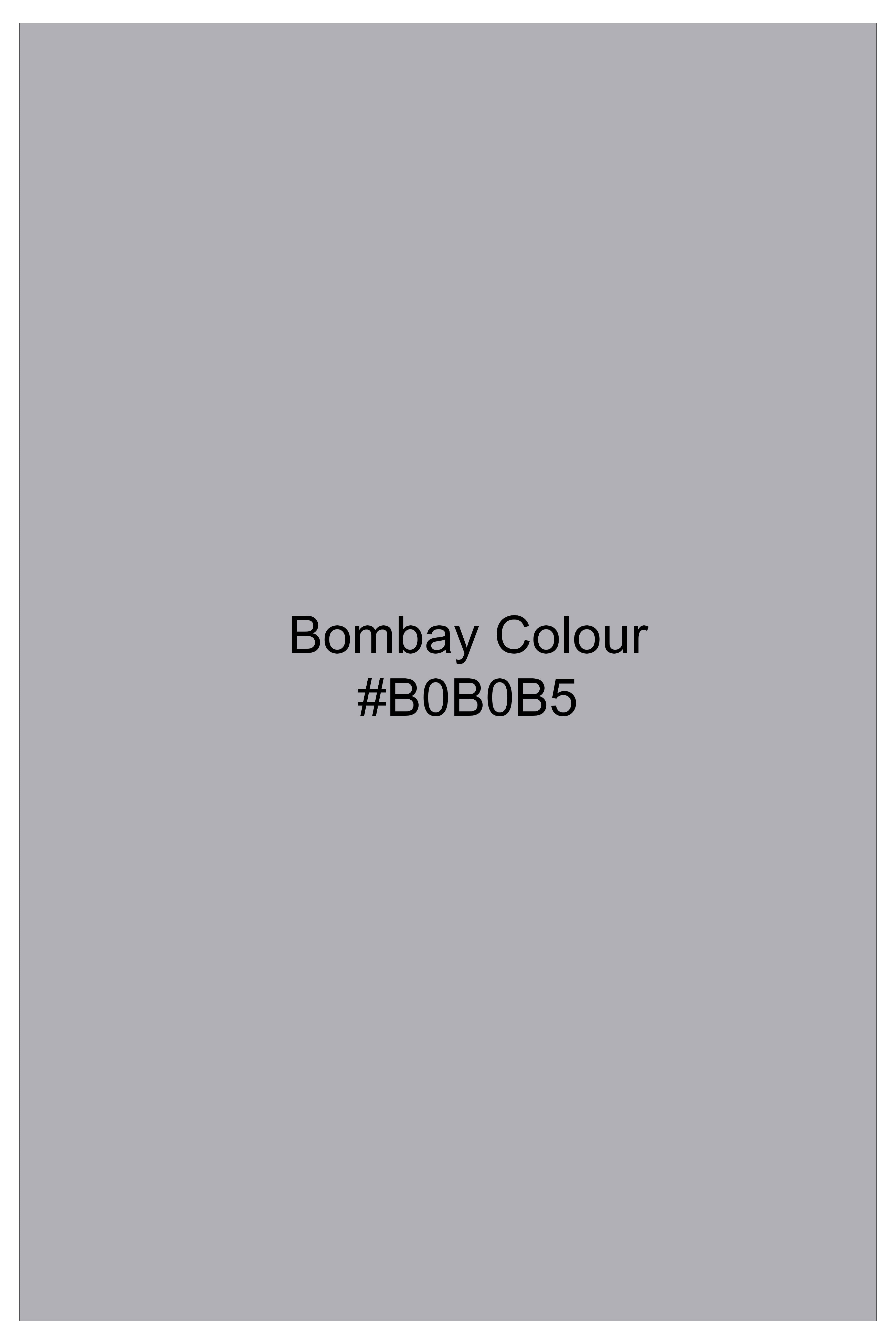 Graphite-Bombay Gray Solid Poplin Premium Cotton Boxer