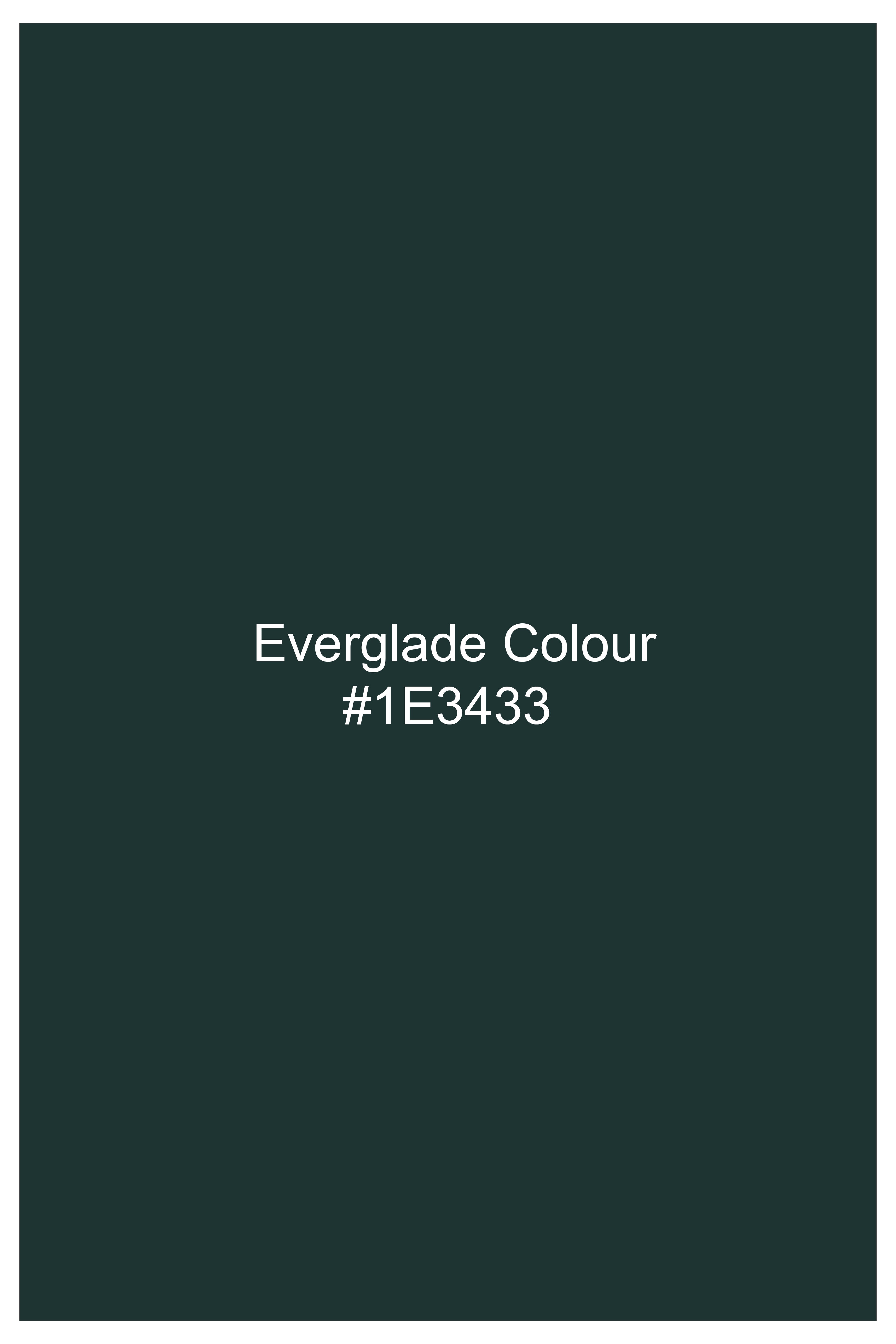 Botanic Bliss-Everglade Green Solid Super Soft Luxurious Linen Boxer