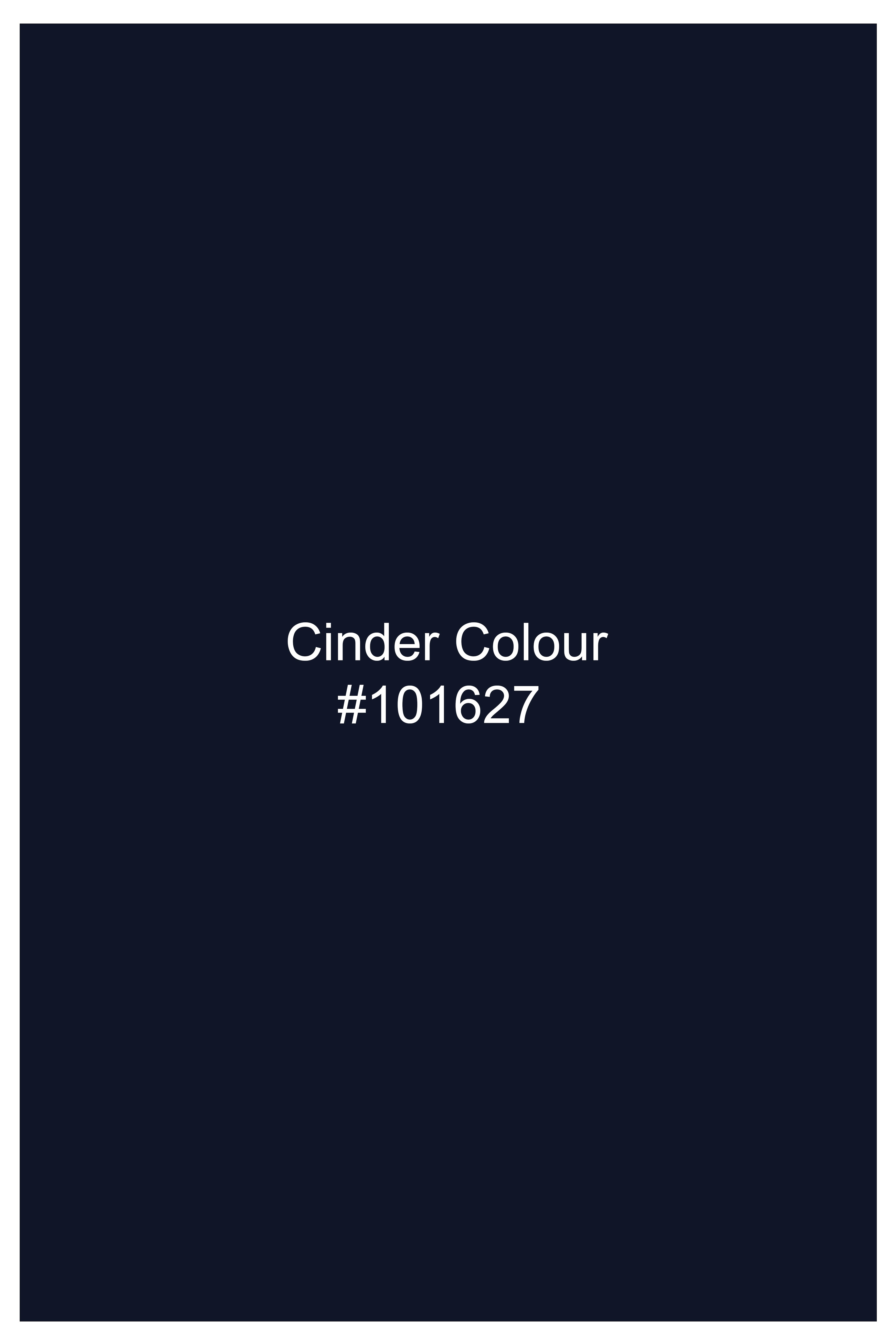 Noctis-Cinder Blue Luxurious Linen Dress Shirt