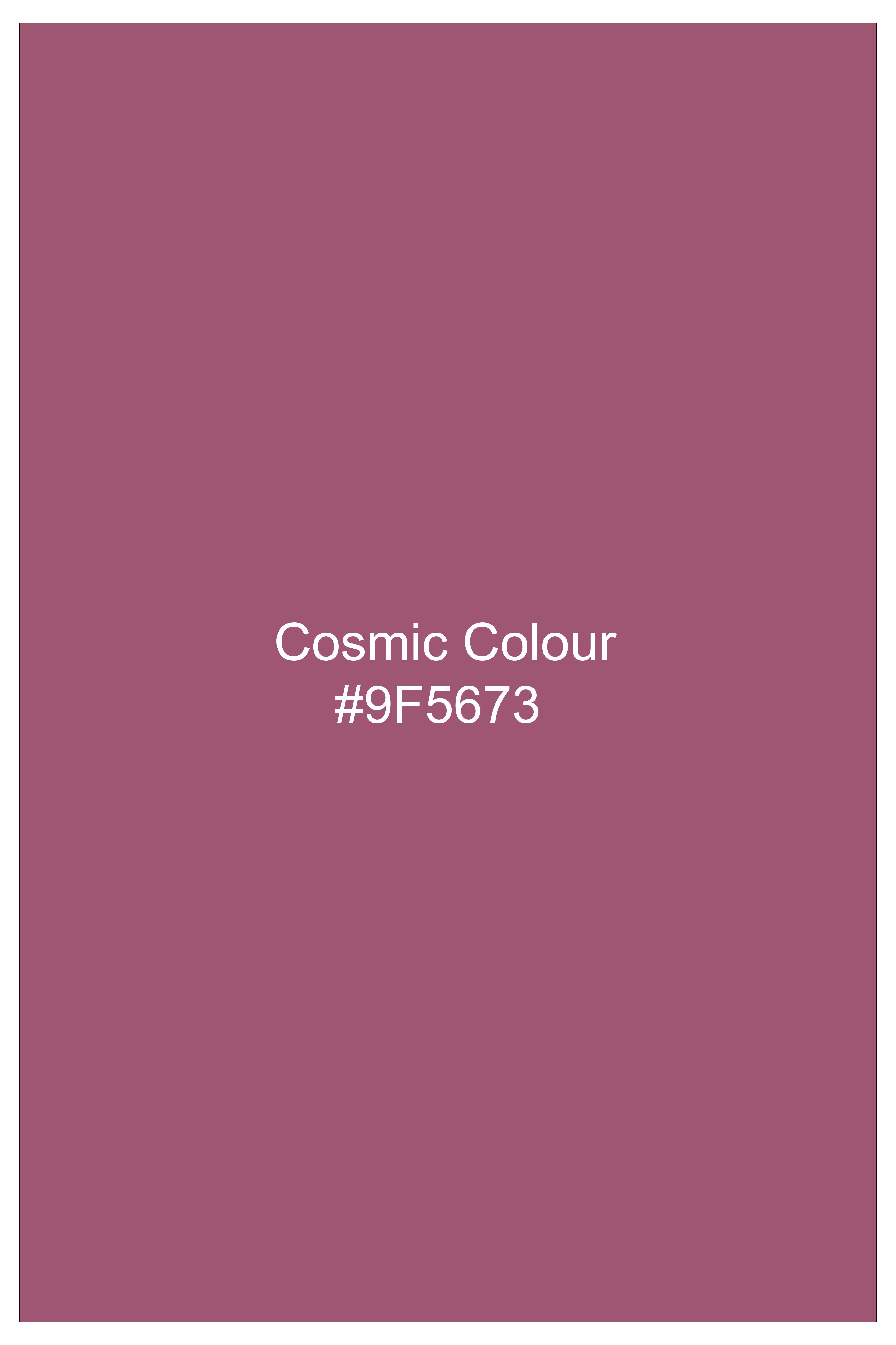 Stelloro-Cosmic Pink Subtle Sheen Super Soft Premium Cotton Cut Away Collar Dress Shirt
