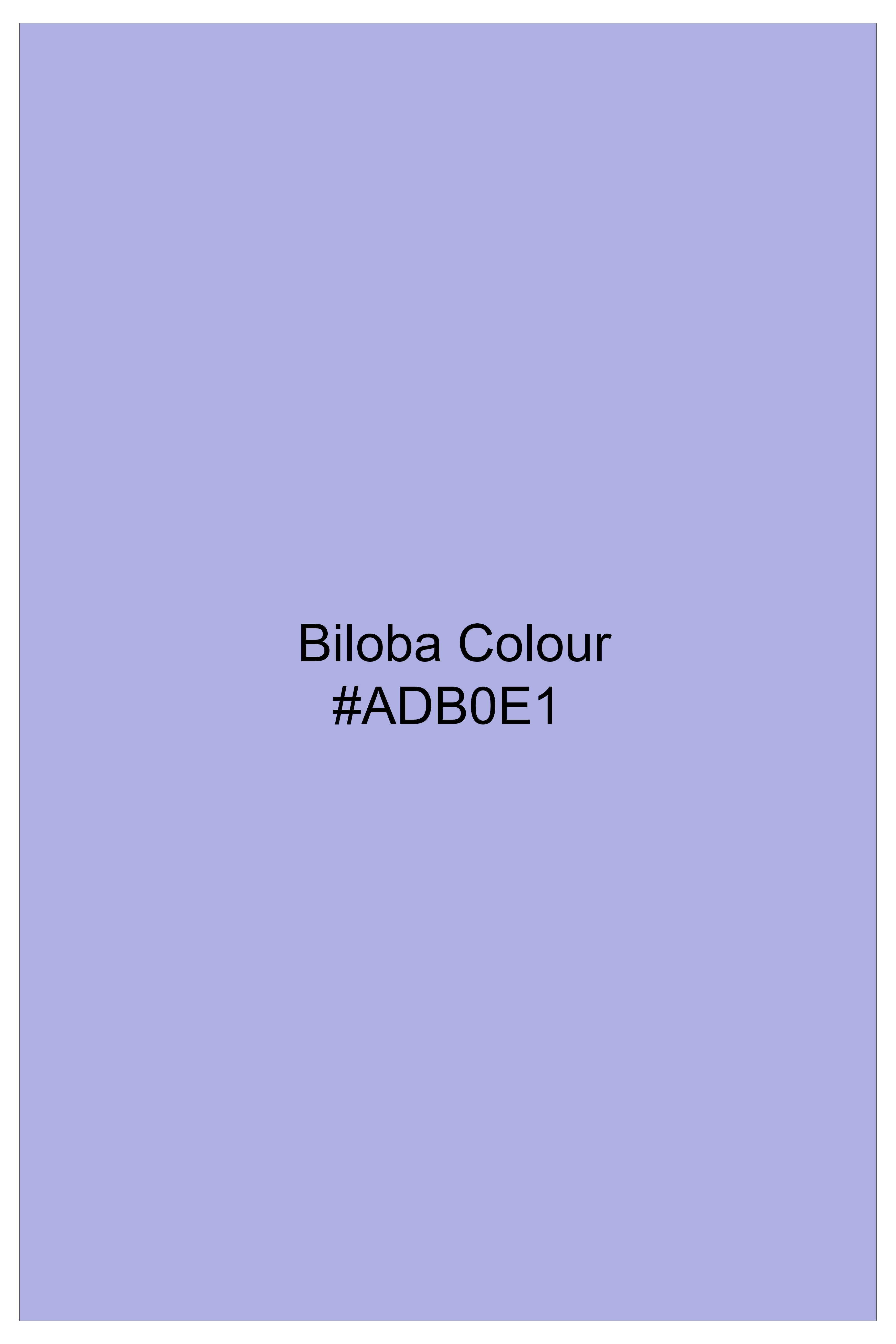 Ocean-Biloba Blue Solid Oxford Premium Cotton Boxer