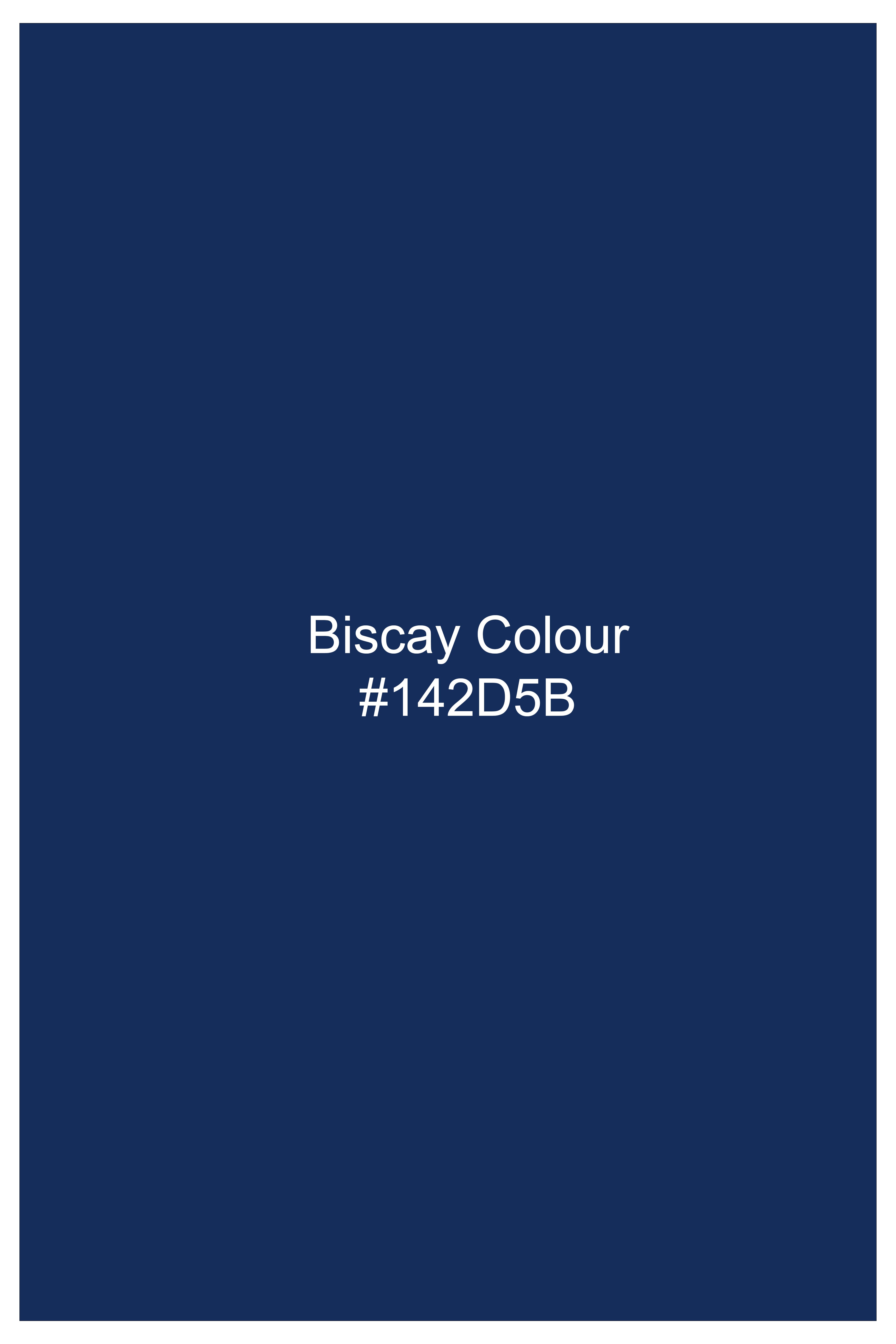 Nautical-Biscay Blue Anchor Printed Jacquard Premium Cotton Boxer