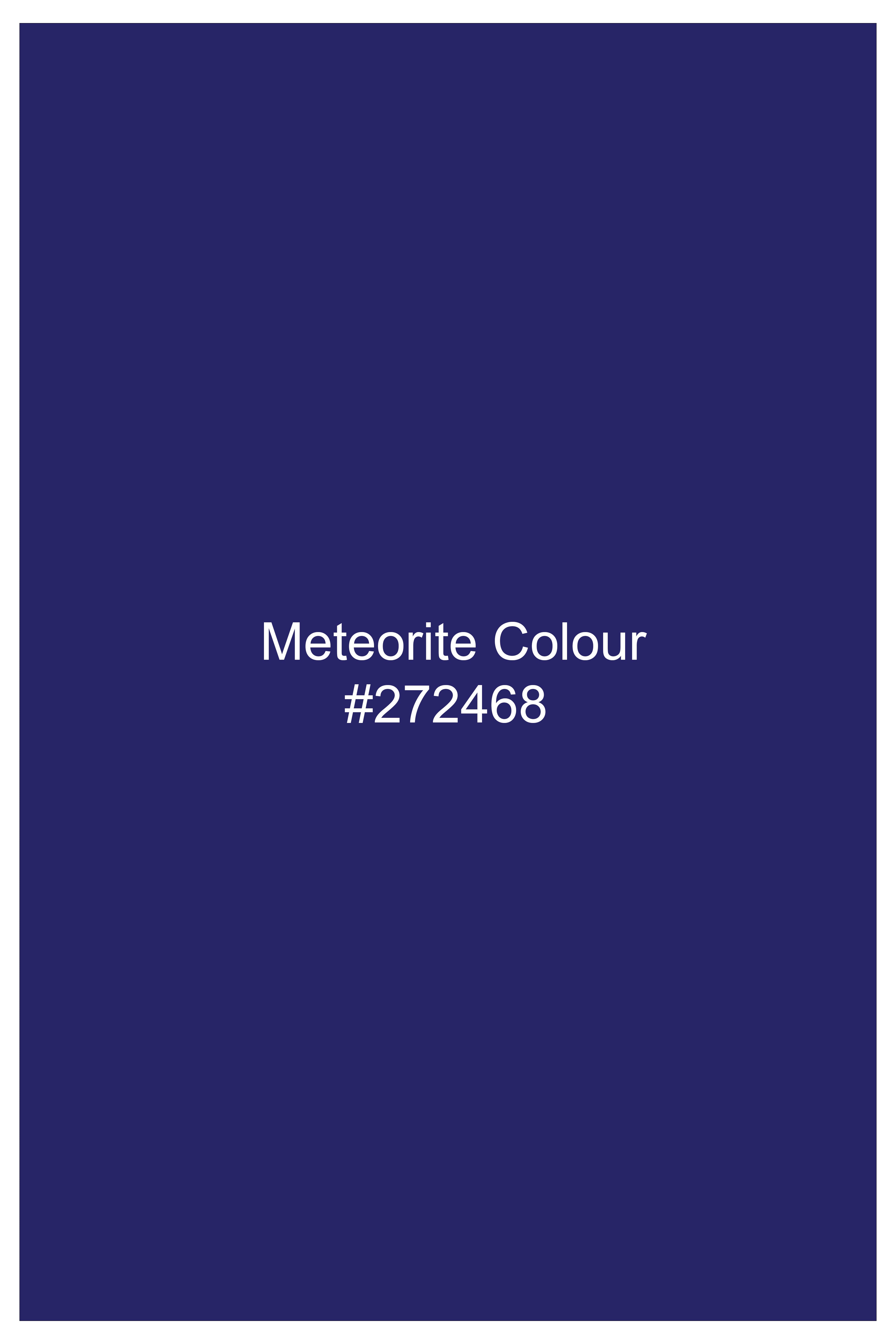 Meteorite Blue Clean Look Stretchable Denim